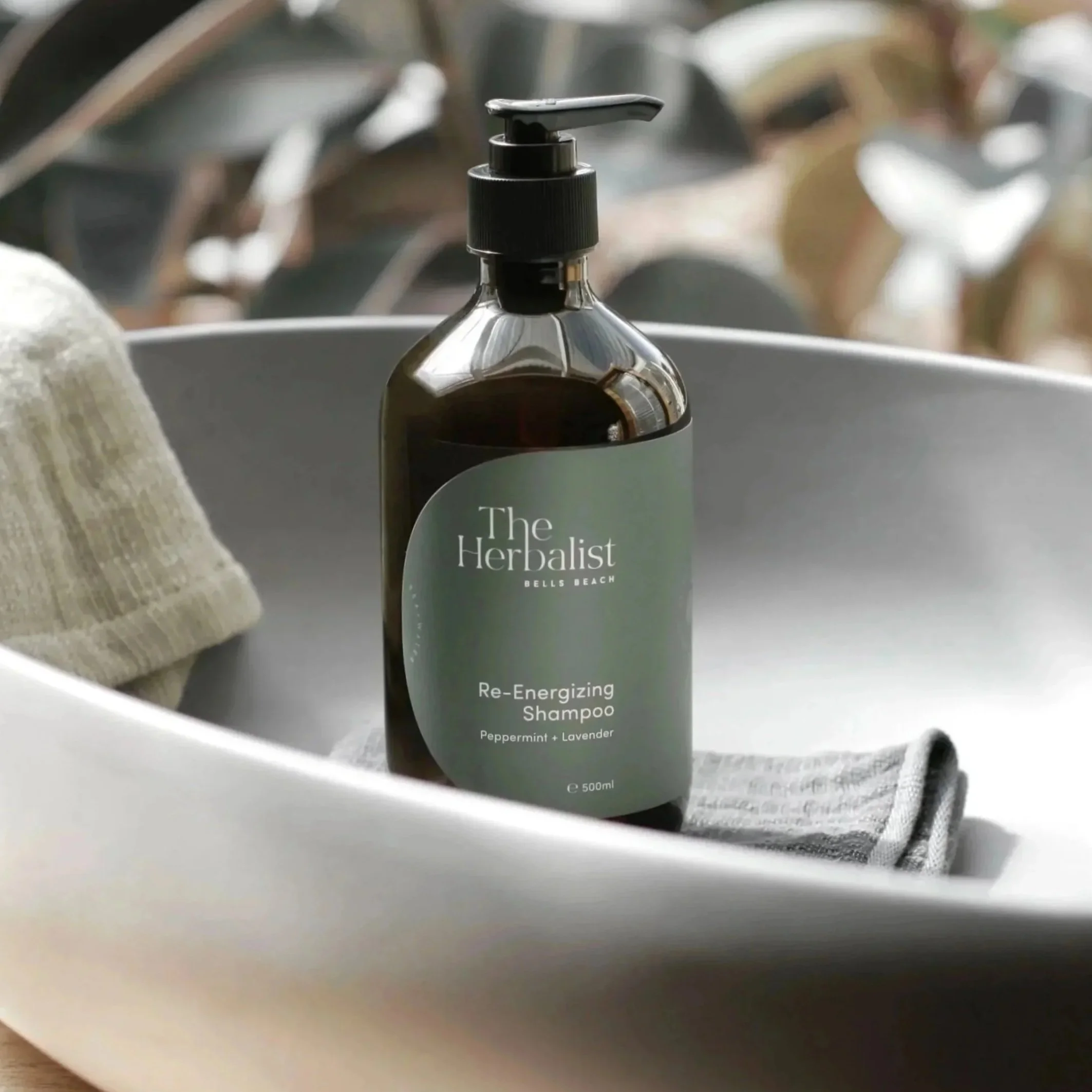 Re-Energizing Peppermint + Lavender Shampoo