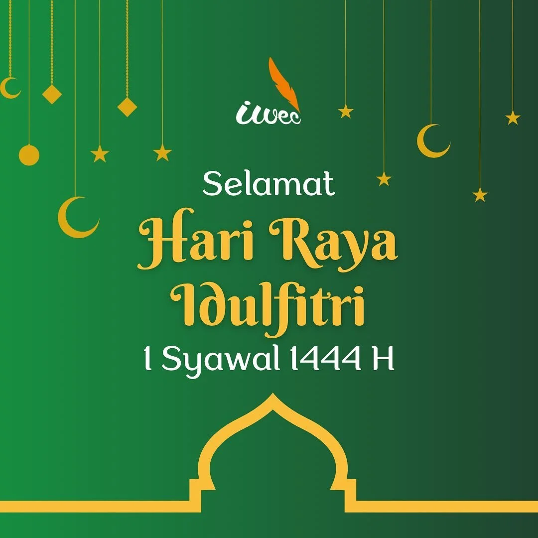 Kami mengucapkan, Selamat Hari Raya Idulfitri 1444 H kepada seluruh Sobat IWEC!

Semoga Allah SWT menerima amal ibadah Ramadhan kita dan menjadikan kita termasuk orang-orang yang kembali suci dan menang serta kita senantiasa dalam kebaikan setiap tah