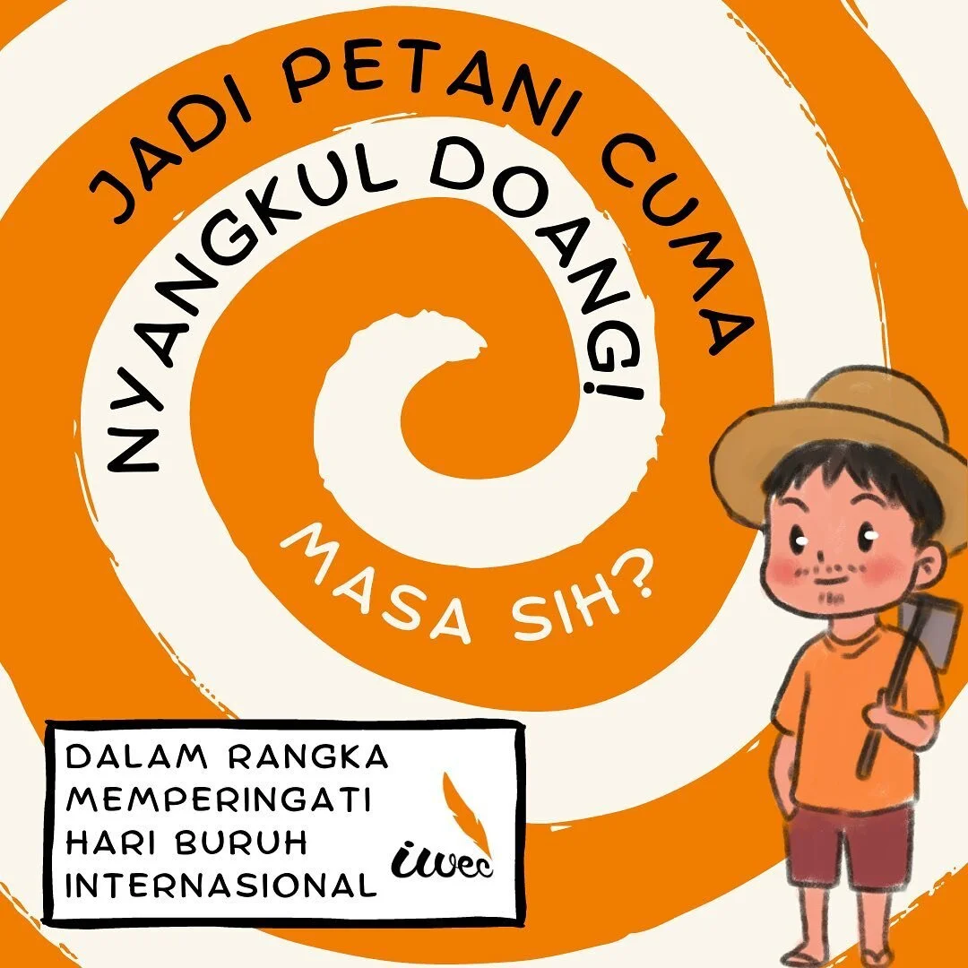 Jangan pandang sebelah mata pekerjaan orang, guys!

Pernah lihat petani sedang mengurus lahannya? Masih dalam rangka memperingati Hari Buruh Sedunia, kami mau mengajak Sobat IWEC untuk melihat pekerjaan para pteani lebih dekat. Yuk, kita simak melalu