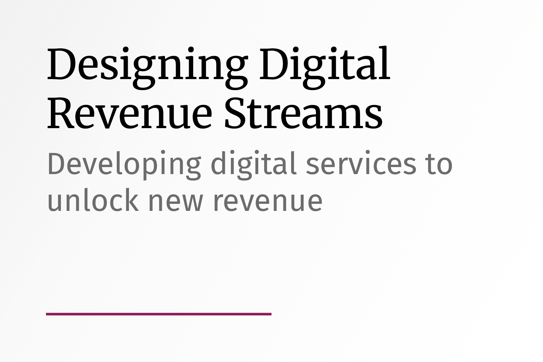 Industrial · Digital Services