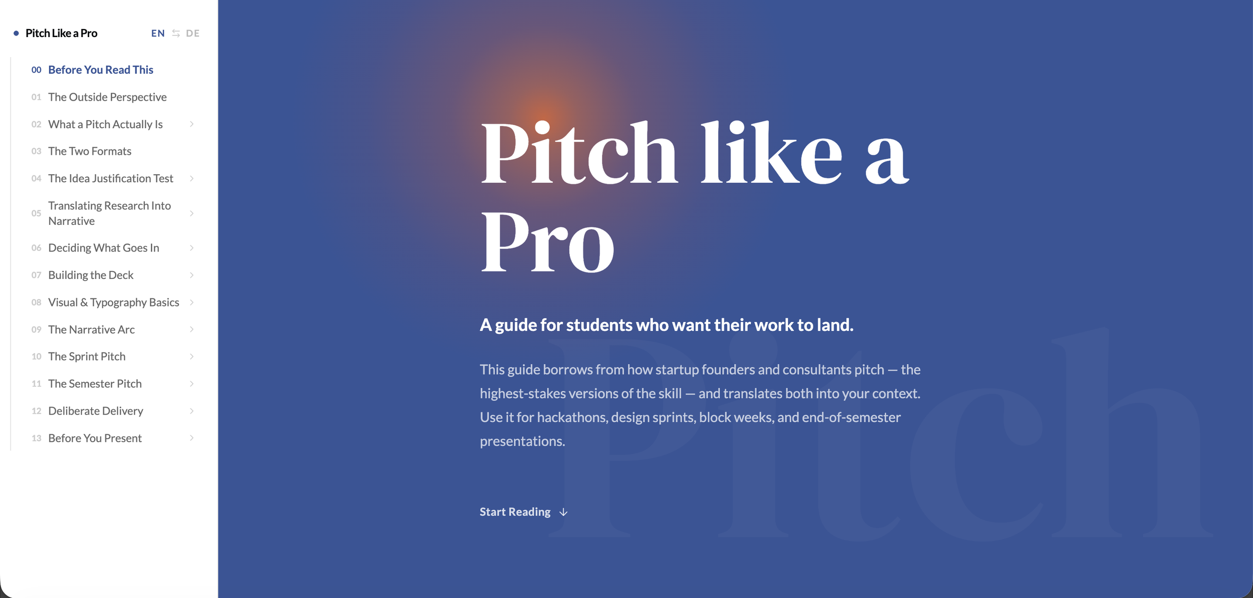 Pitch like a Pro