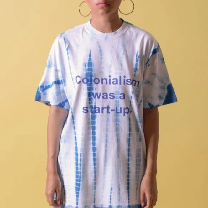 COLONIALISM TIE DYE TEE