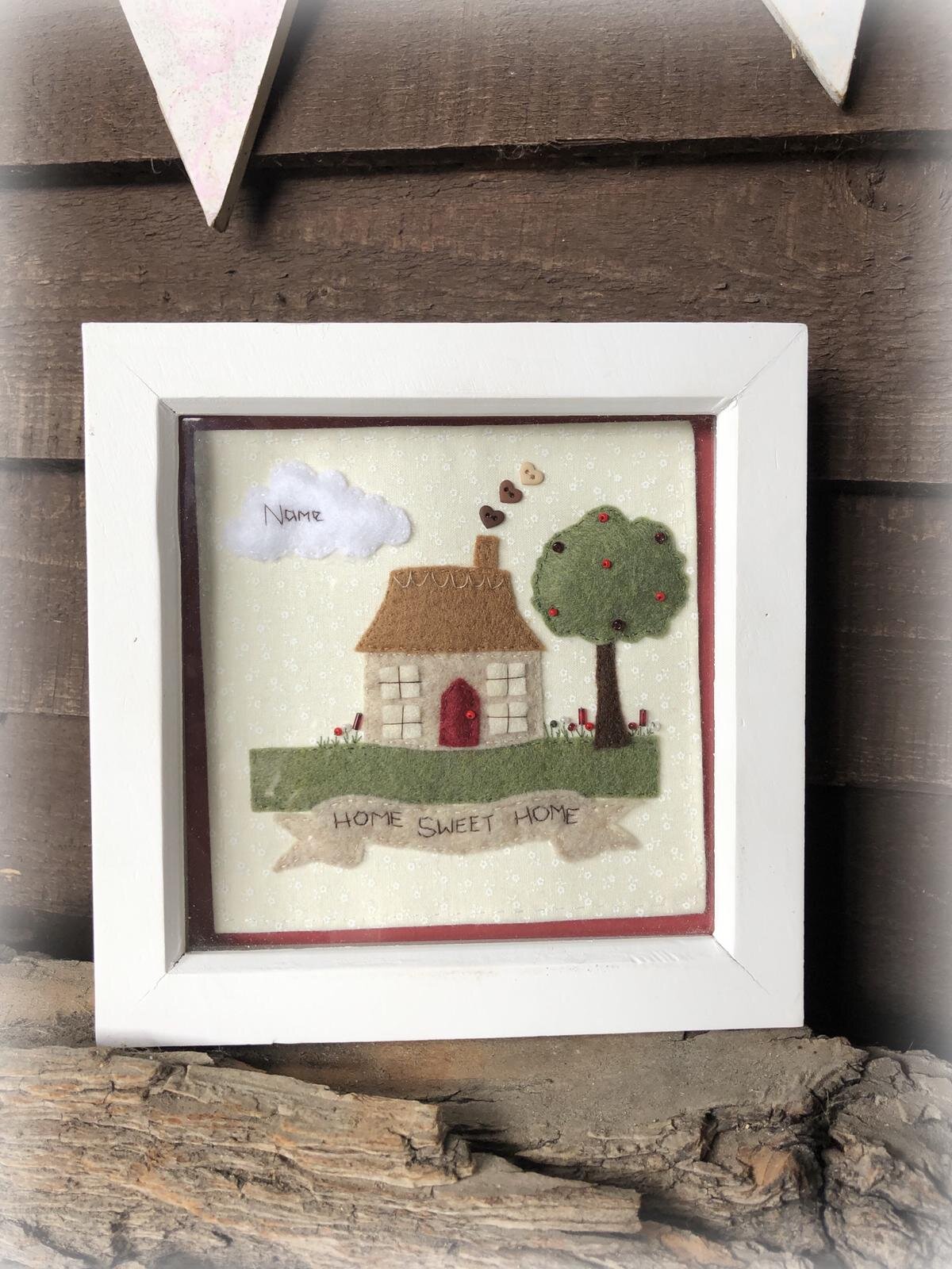 Personalised Home Sweet Home Frame