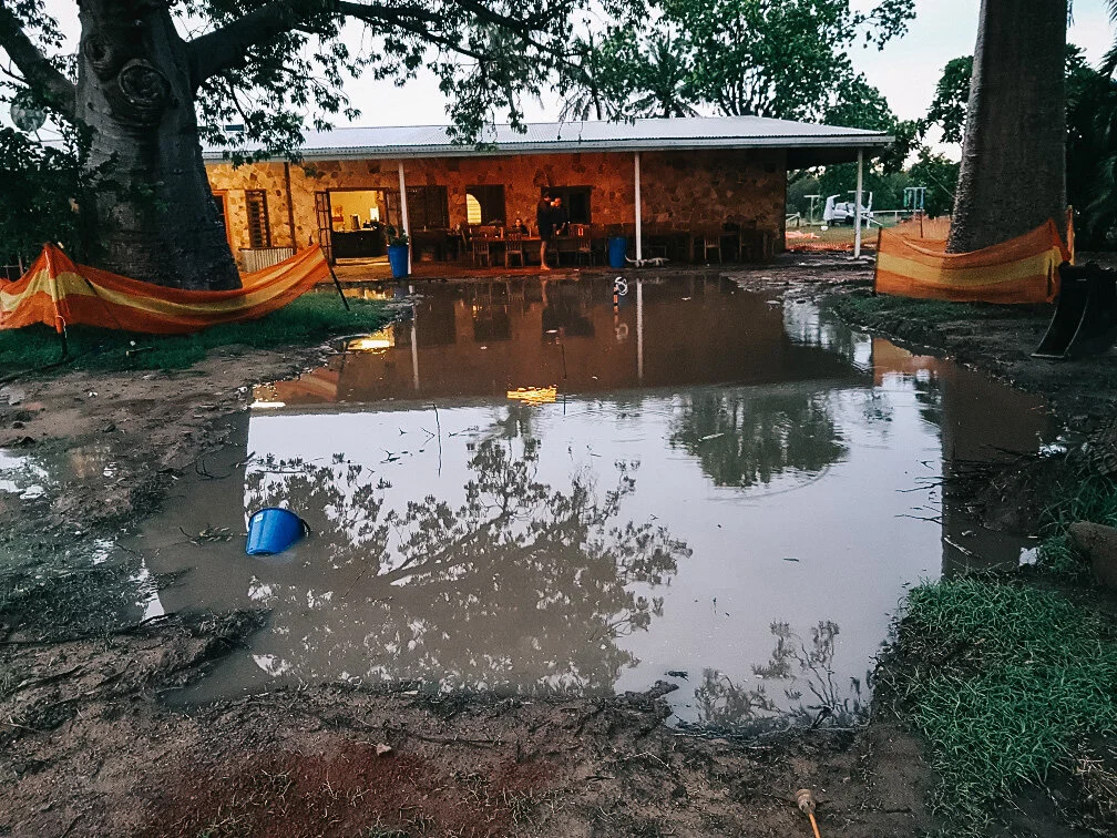 Nothing like a bit of rain to make things tricky.