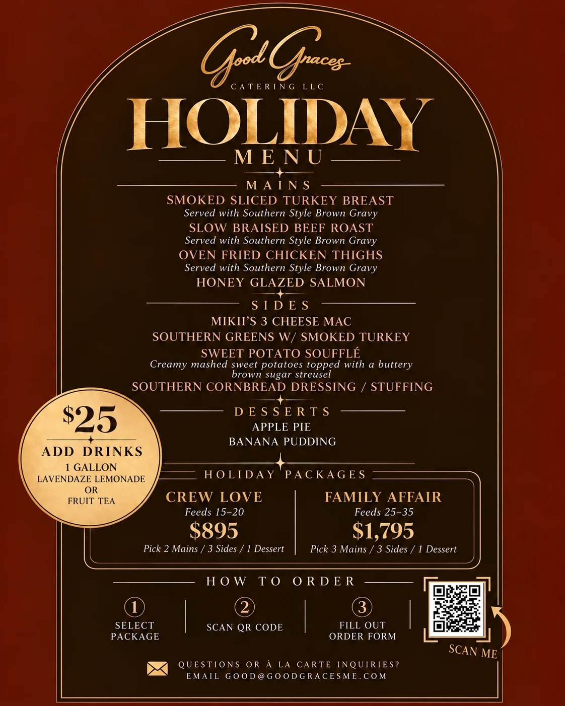 Holiday Menu