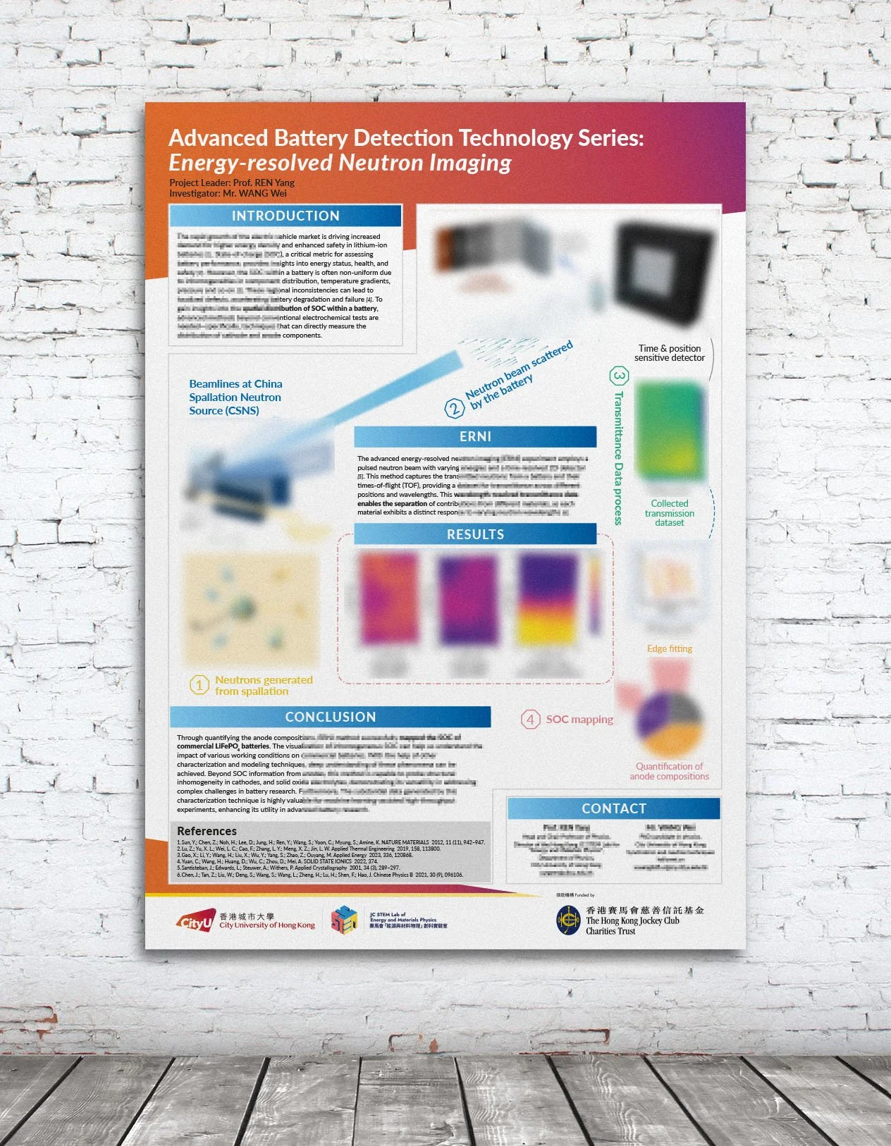 學術A0海報 Academic A0 Poster｜客：香港城市大學物理系 Physics Department, City University of Hong Kong｜設：Sou輝