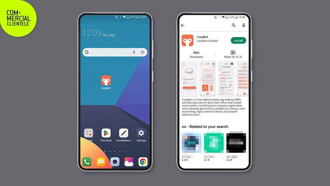 整合設計篇 Integrated Design｜CorpBot 手機應用程式 Mobile App