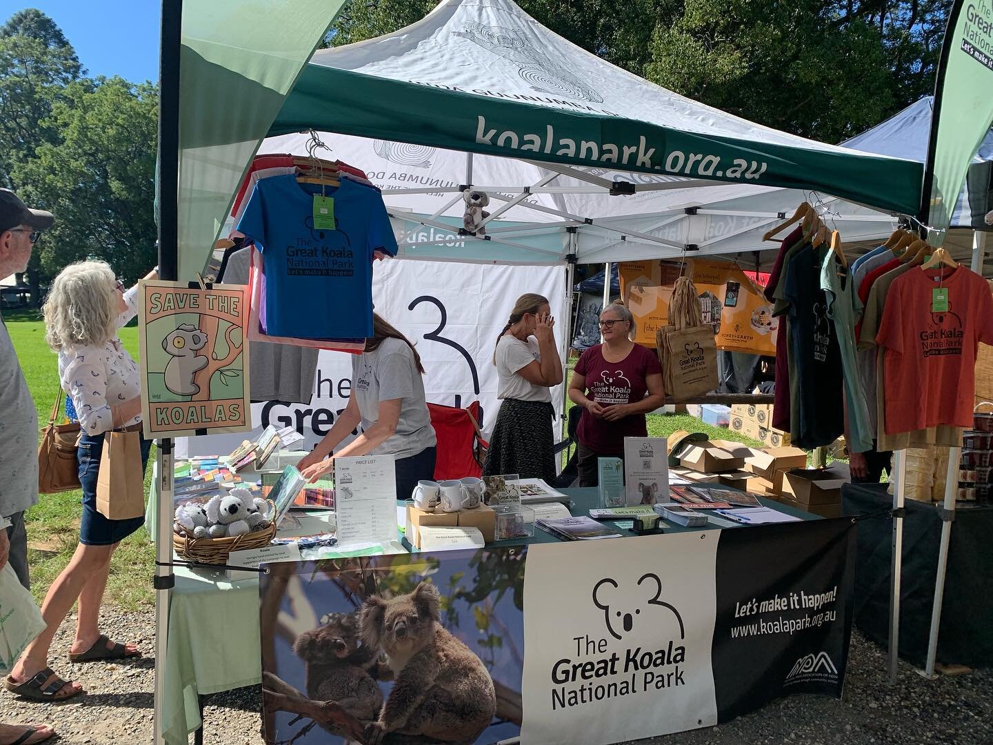 We love catching up with familiar faces and visitors alike at the Bello markets and talking up the GKNP campaign. 

 A HUGE thankyou to all our wonderful volunteers for making our monthly market stall possible! 

Much gratitude to all the lovely folk