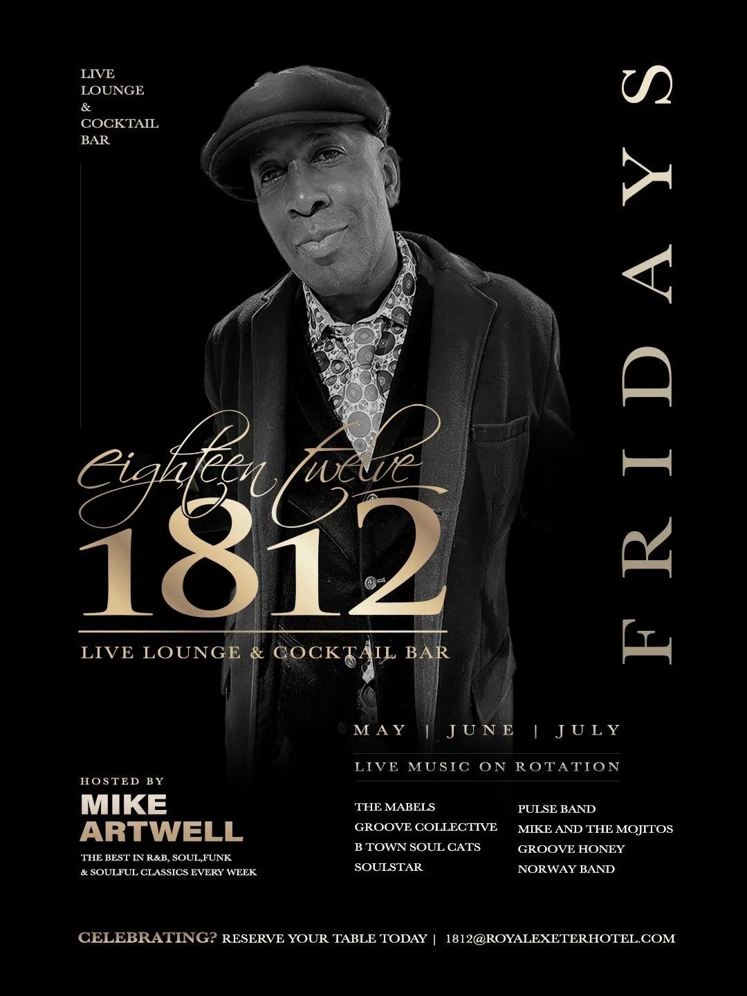 Fridays at 1812 live music program