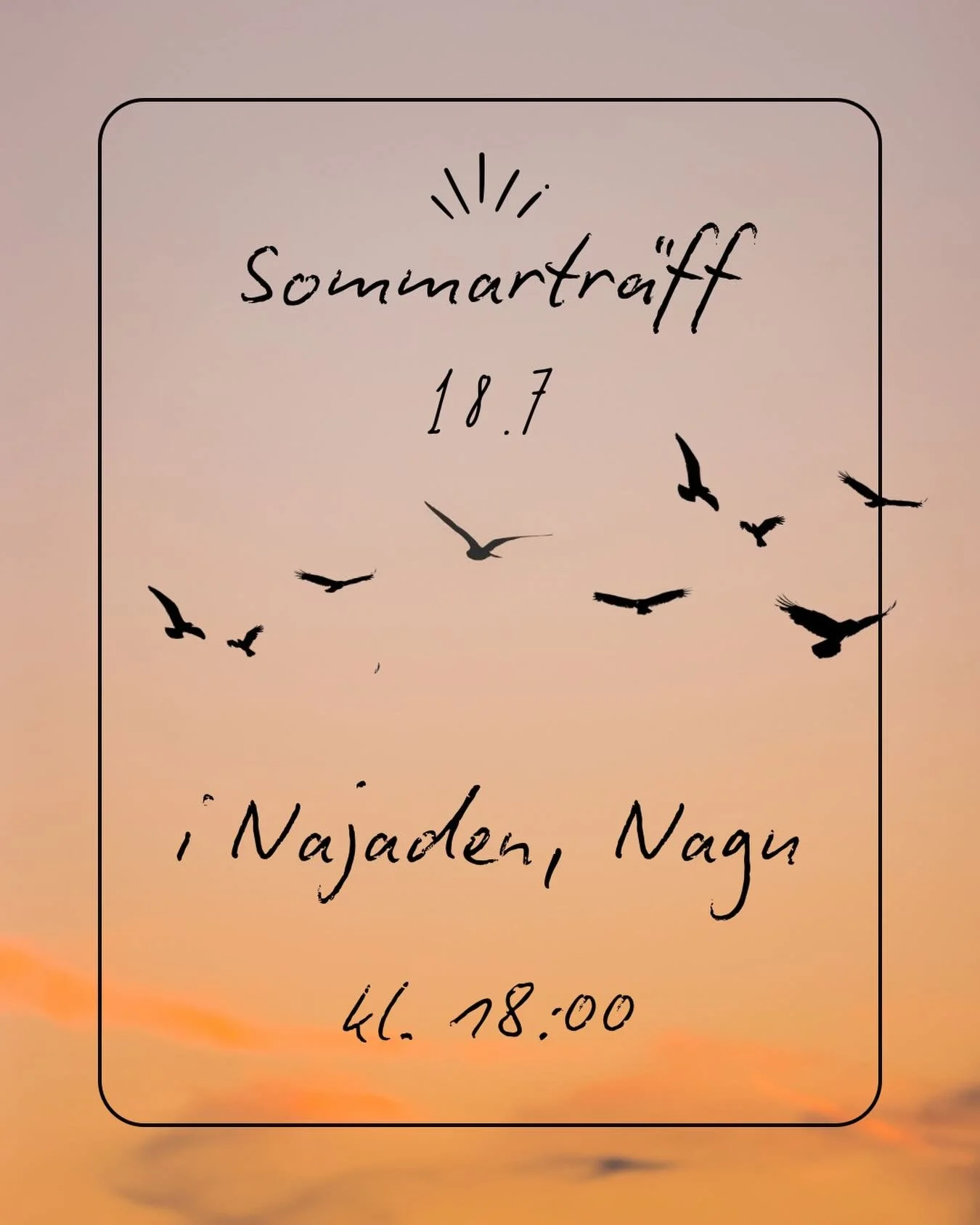 Hoppas ni haft en sk&ouml;n start p&aring; sommaren k&auml;ra &Aring;sNor!

R&ouml;sterna har avsl&ouml;jat att sommartr&auml;ffen i &aring;r &auml;ger rum den 18.7 p&aring; Najaden i Nagu kl.18! S&aring; packa ihop sakerna s&aring; tr&auml;ffas vi f