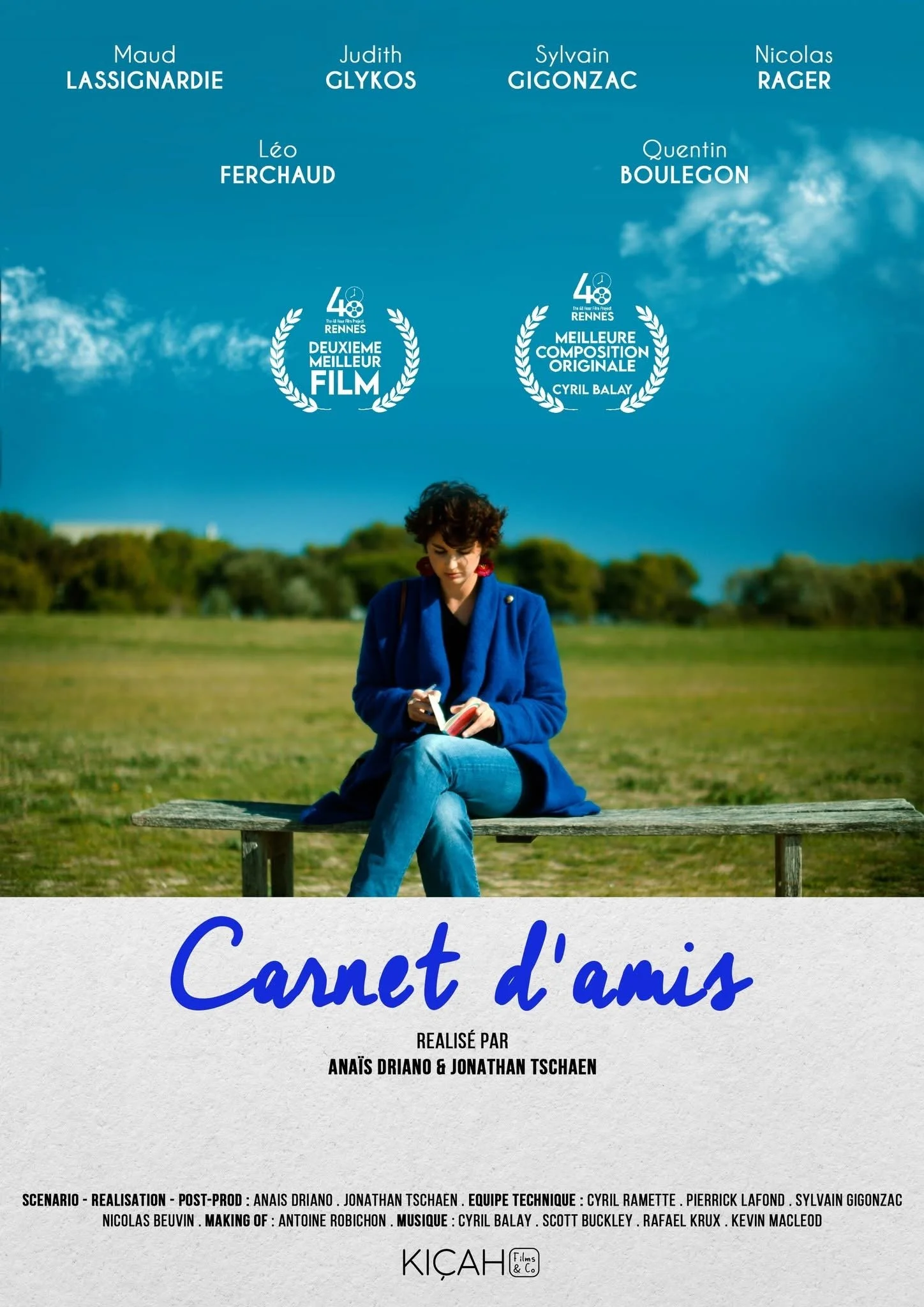 Carnet d'Amis<br/>Court métrage - Bande originale