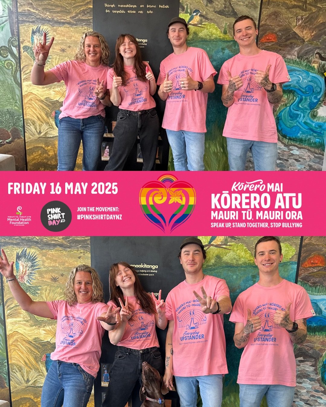 Barbie called. She said we nailed it 💅🌸

Today we joined the movement to stop bullying and celebrate kindness, inclusivity, and diversity &mdash; values that sit at the heart of everything we do at Puna Rangatahi 🫶

We marked the day with a free B