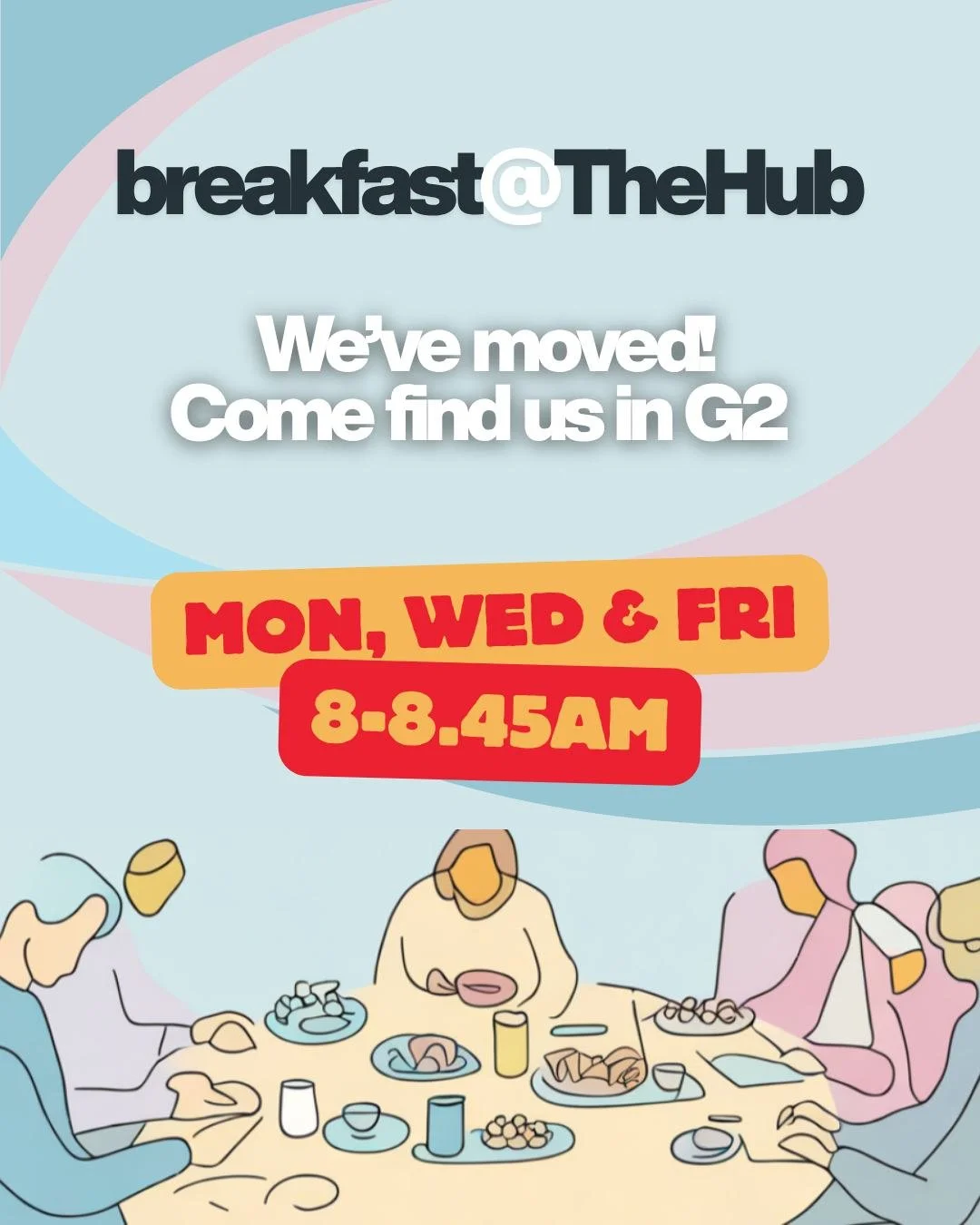 We’re back! 🥞✨ Excited to start Term 4 with breakfast at Dunstan High School . Join us Monday, Wednesday, and Friday from 8–8:45am.
📍 New spot: G2 in the gymnasium. Come fuel up and kickstart your day with us!