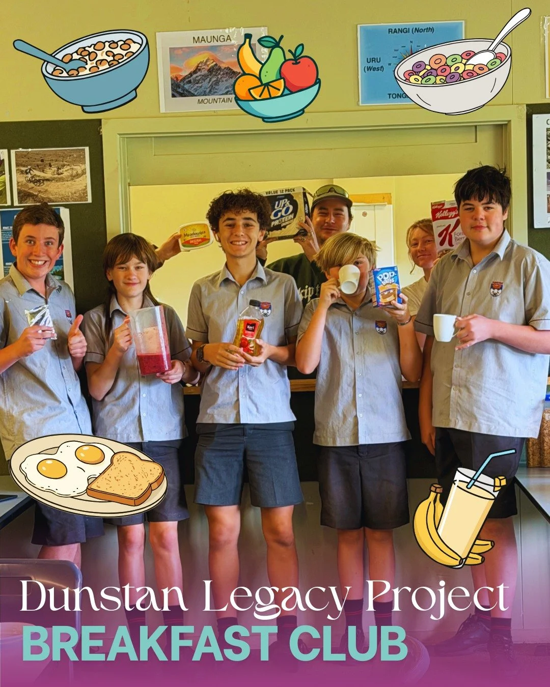 That&rsquo;s a wrap on Breakfast Club for the year! 🥣✨

A huge mihi to the Dunstan High School Legacy Project for kicking off this kaupapa and paving the way for so many good mornings together. We&rsquo;ve loved having DHS staff pop in to share kai 