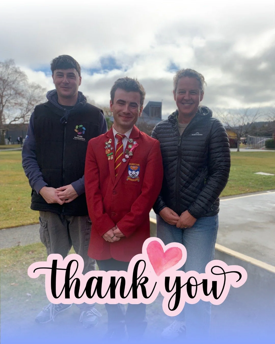 A huuuuge mihi to the Dunstan High School Formal Committee for their incredibly generous donation of $800 to our organisation 🫶

This year, the committee chose CYD as the recipients of $5 from every formal ticket sold, and we are so grateful for the