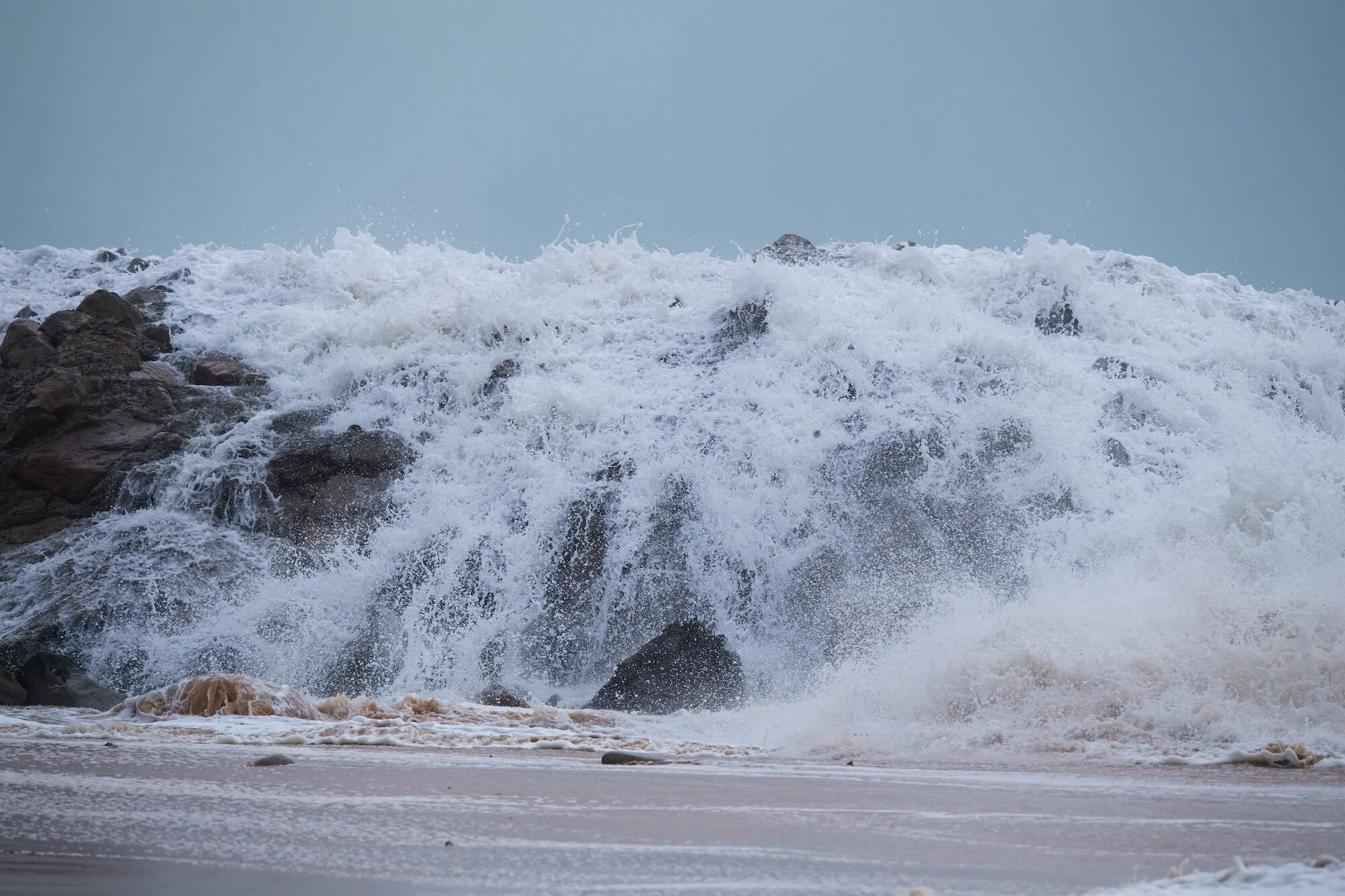 Body Surfing at Greve de Lecq