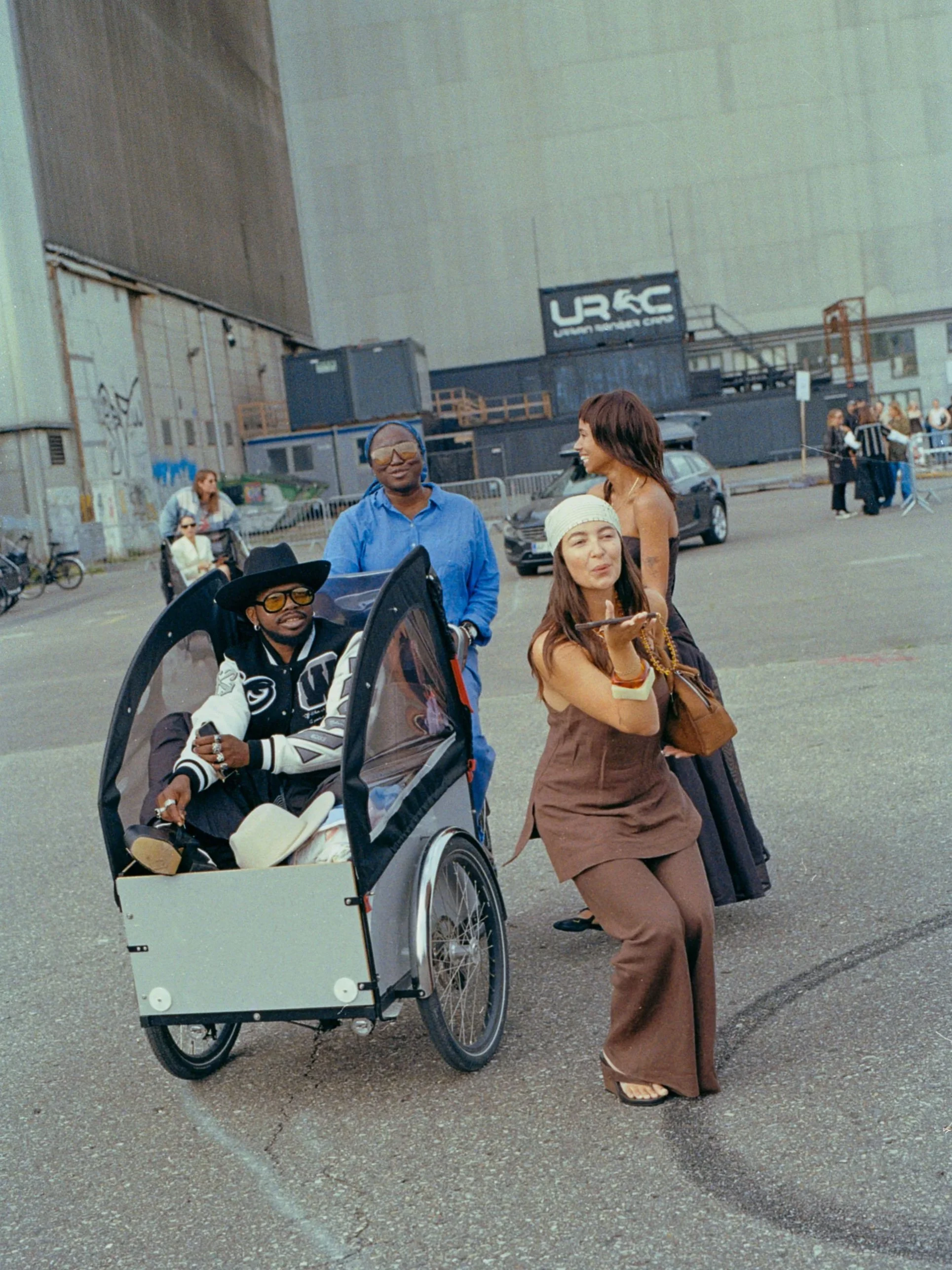 Streetstyle at the Cecilie Bahnsen SS26 show during Copenhagen Fashion Week