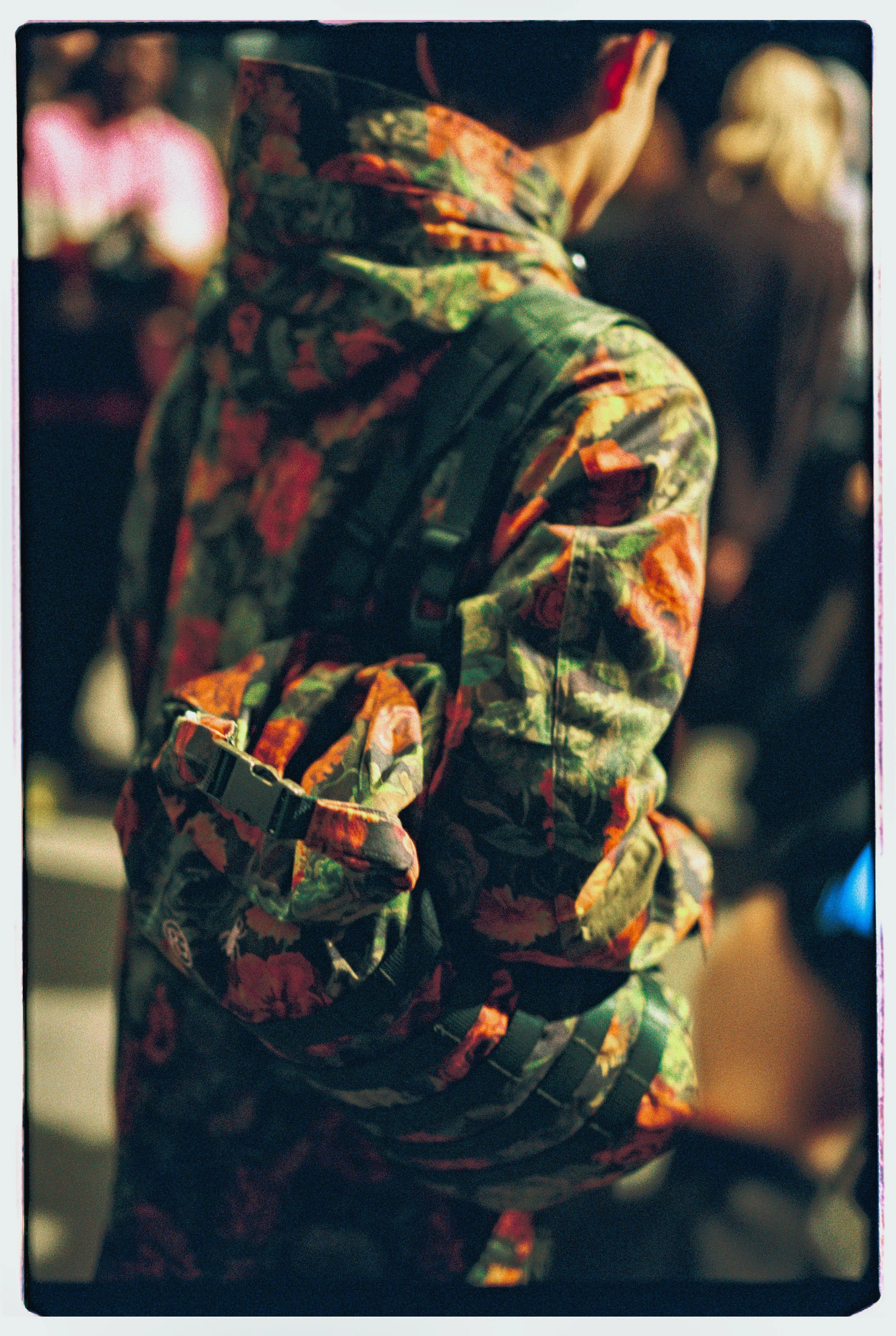 Backstage at the Rolf Ekroth AW25 show during Copenhagen Fashion Week, shot on 35mm