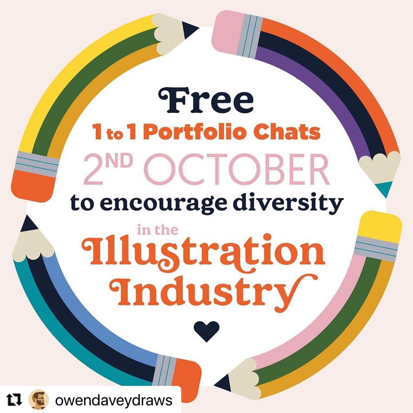 When we hear of new opportunities, we like to share them with you, in the hope that it will open up new platforms to you. Well done to @owendaveydraws and his team for supporting #diverseillustrators. 

#Repost @owendaveydraws with @make_repost 
・・・
