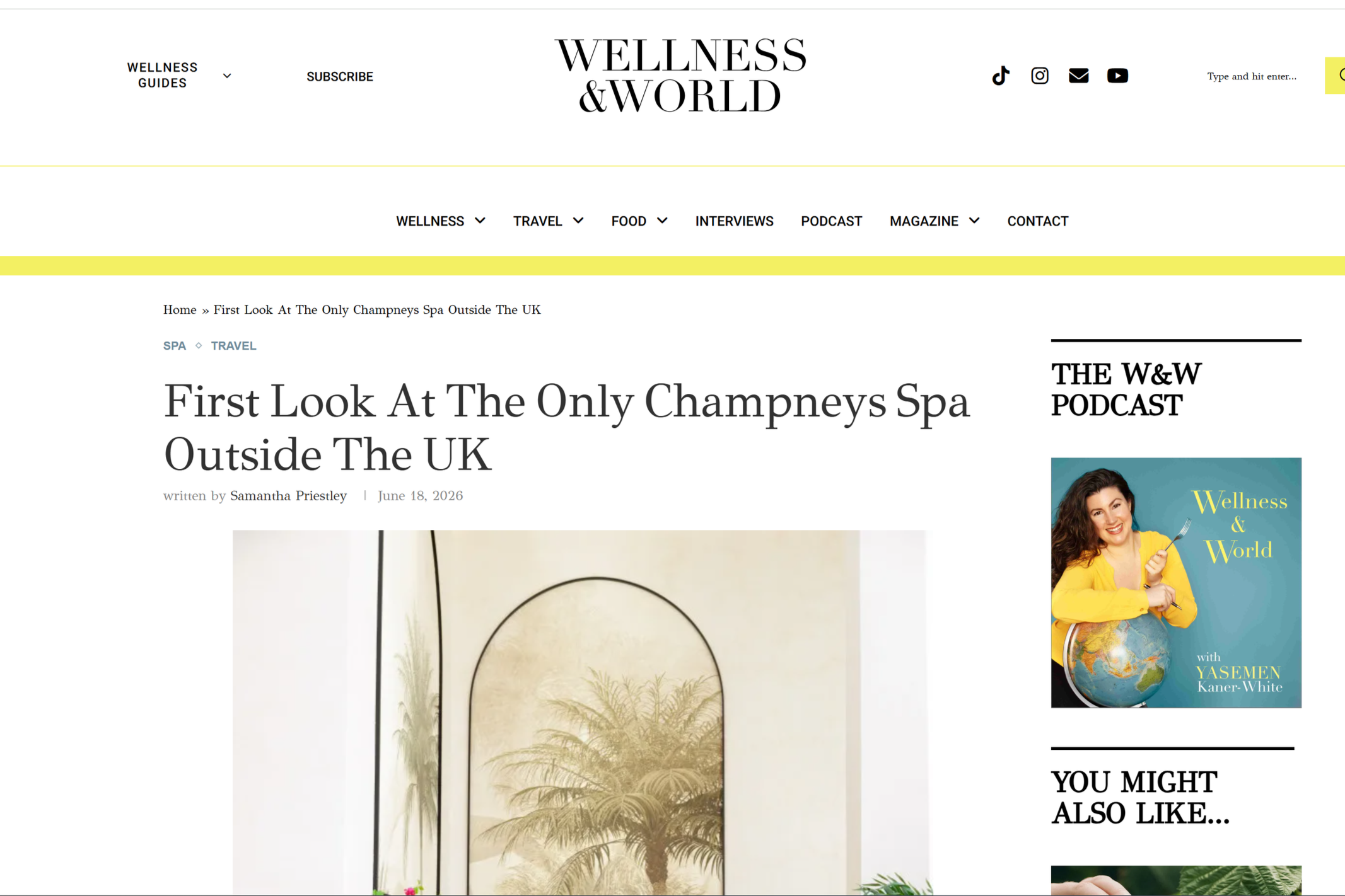 Wellness and World