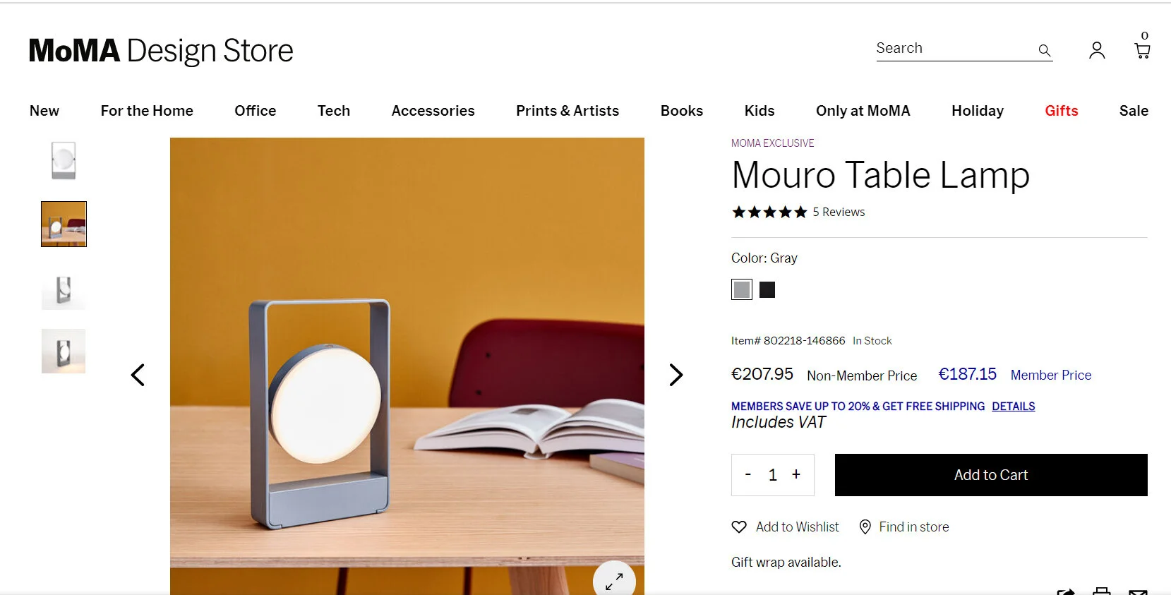 Mouro Lamp a la venta en el MoMA Design Store