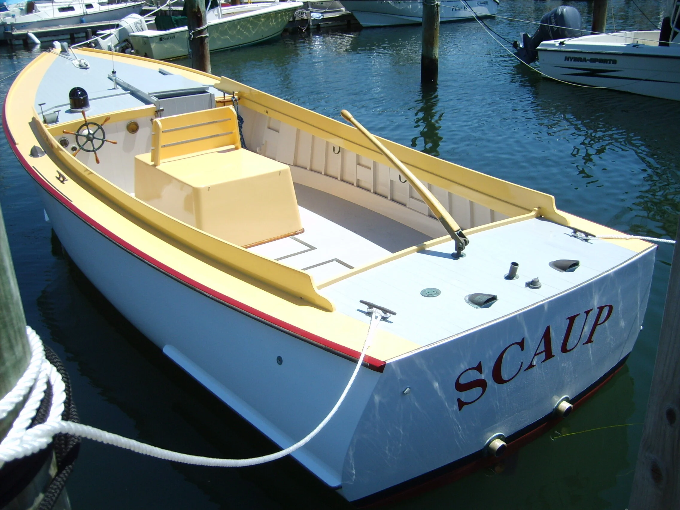 Finkeldey 26' custom bass boat, Scaup