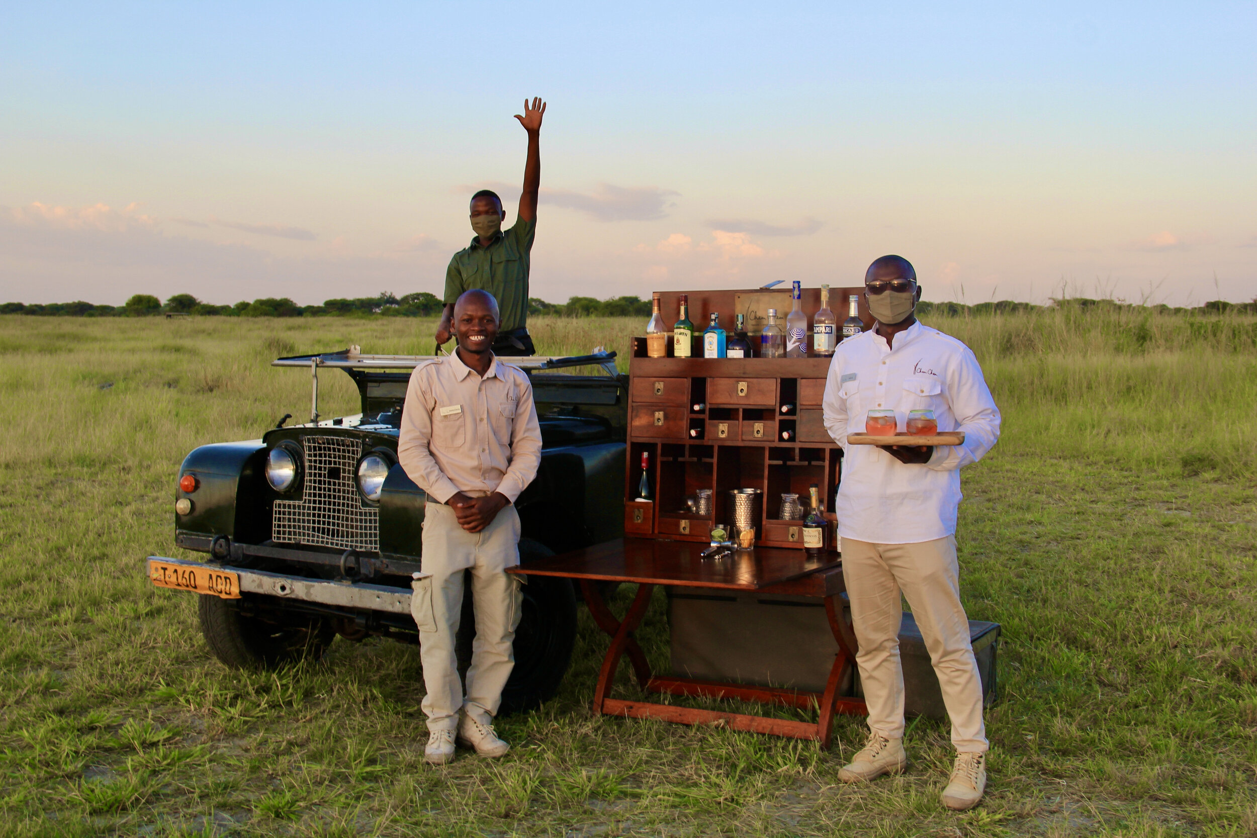 Sundowners with Little Chem Chem, Tanzania