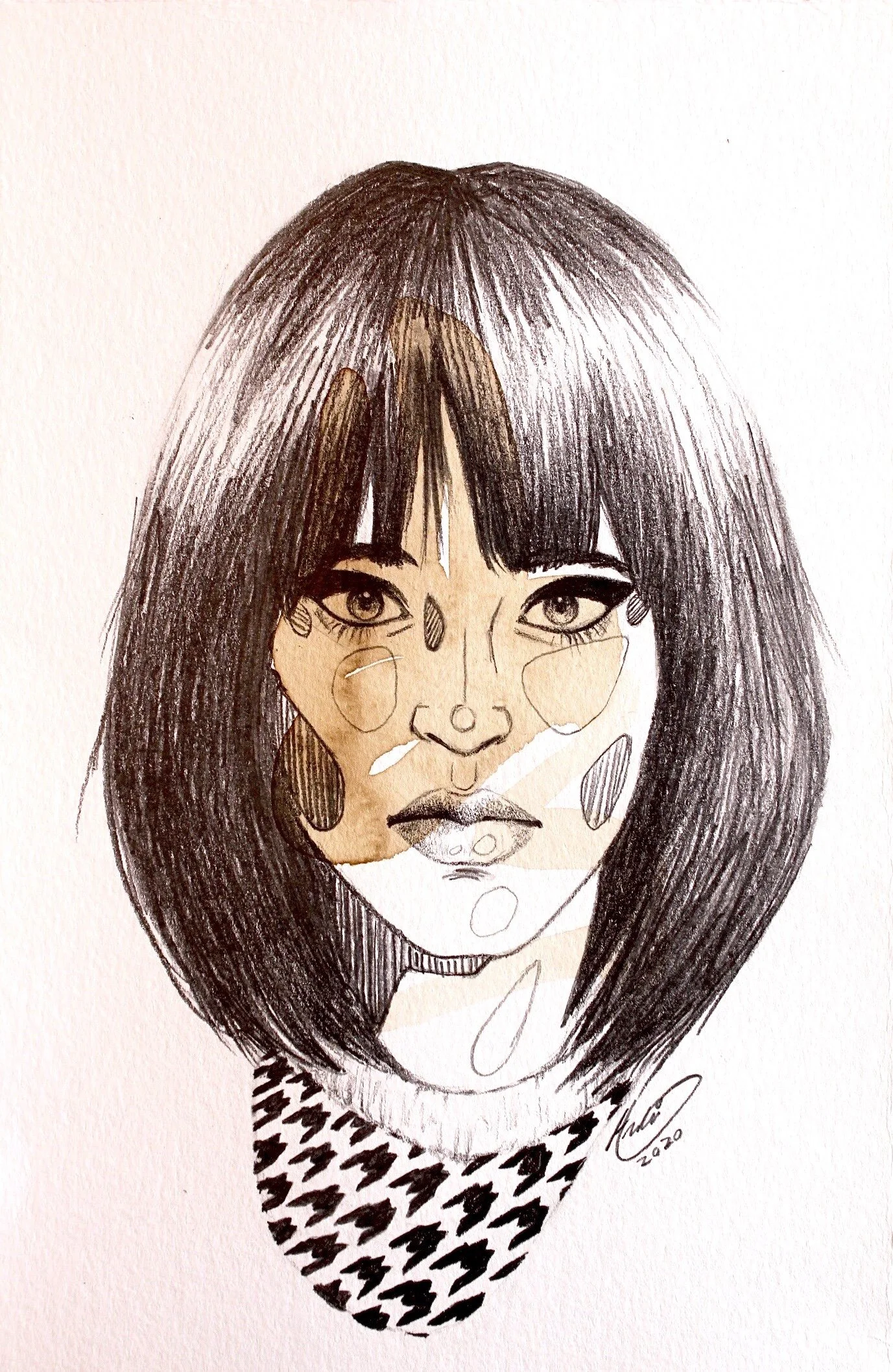  Zendaya  $50  9” x 6” 