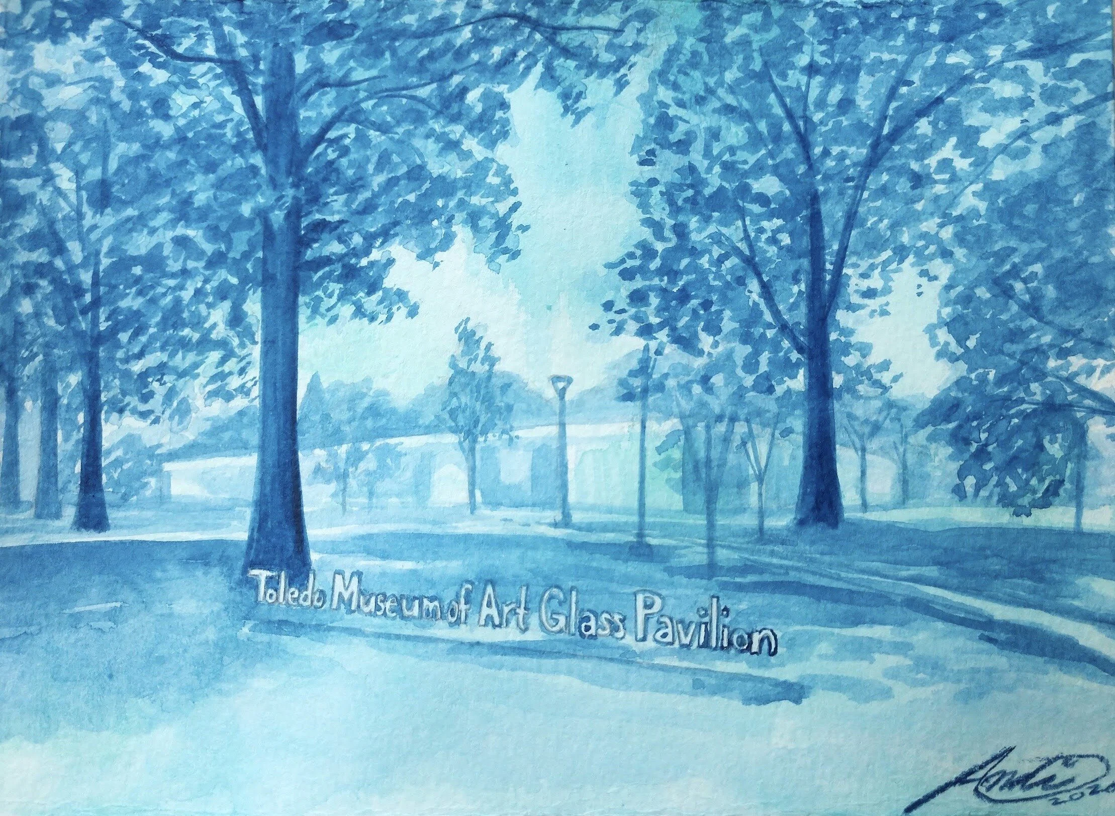  Glass Pavilion  $50  4” x 6” 