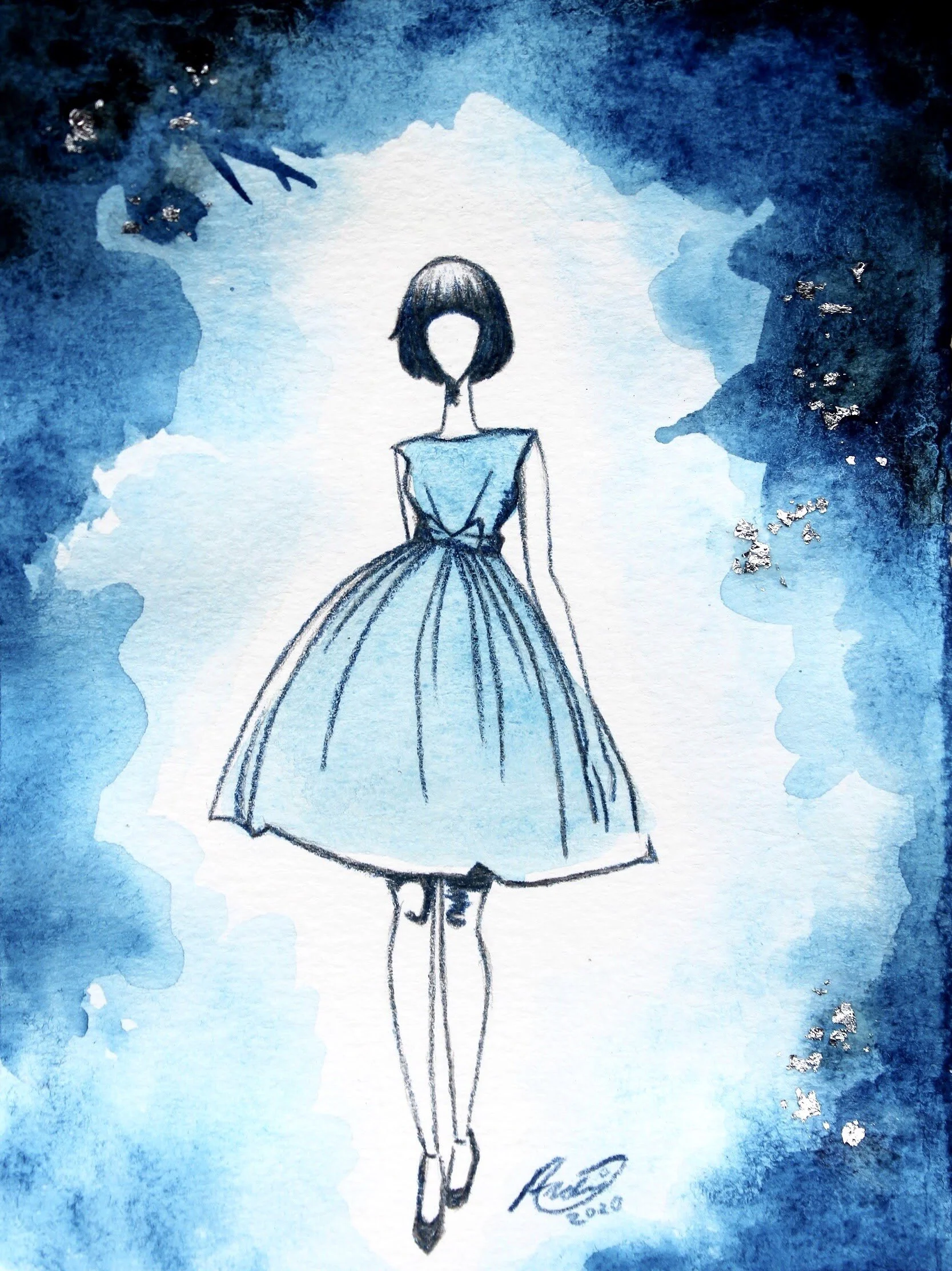  Blue Velvet  $45  4” x 6” 