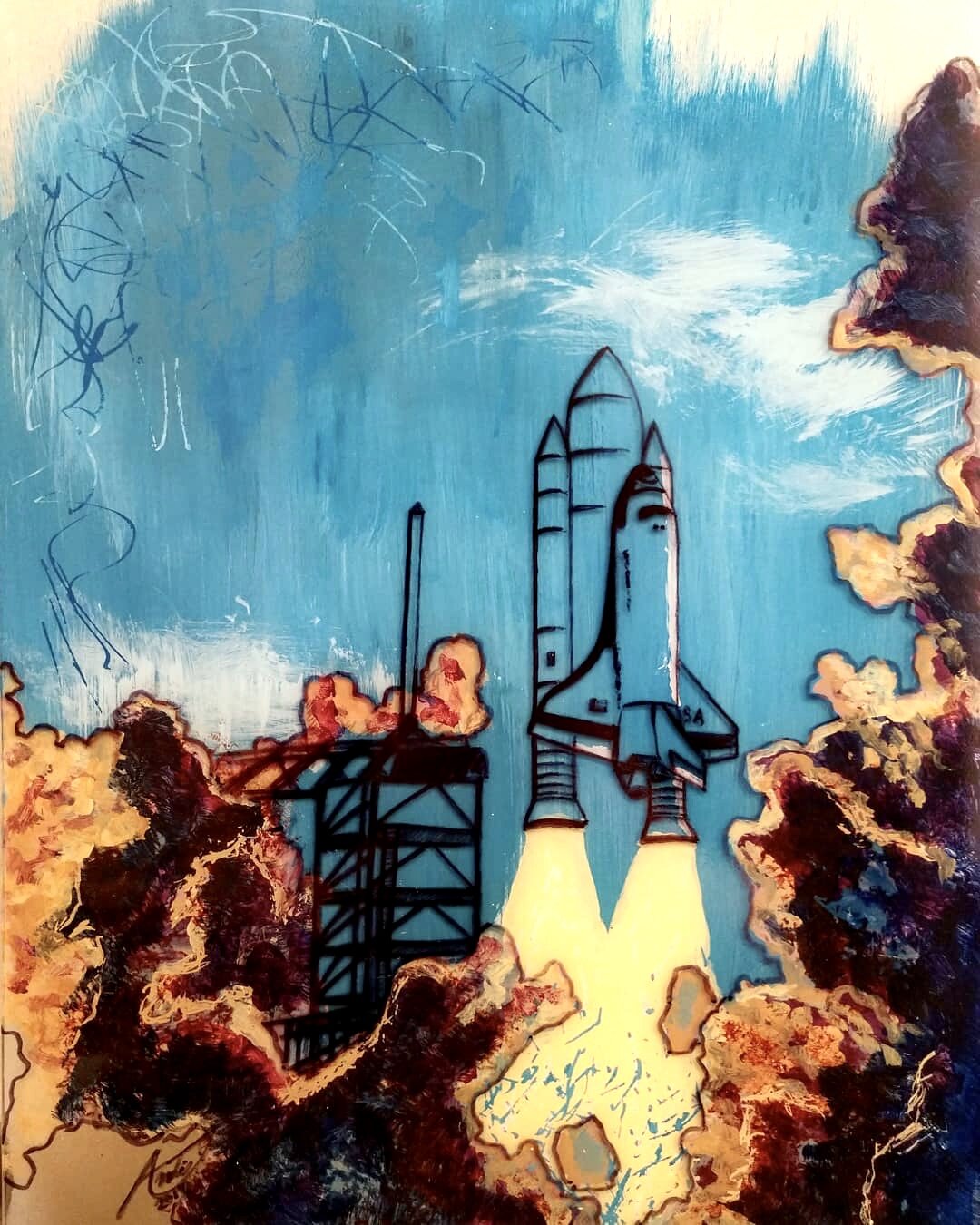  Acrylic on plexiglass 