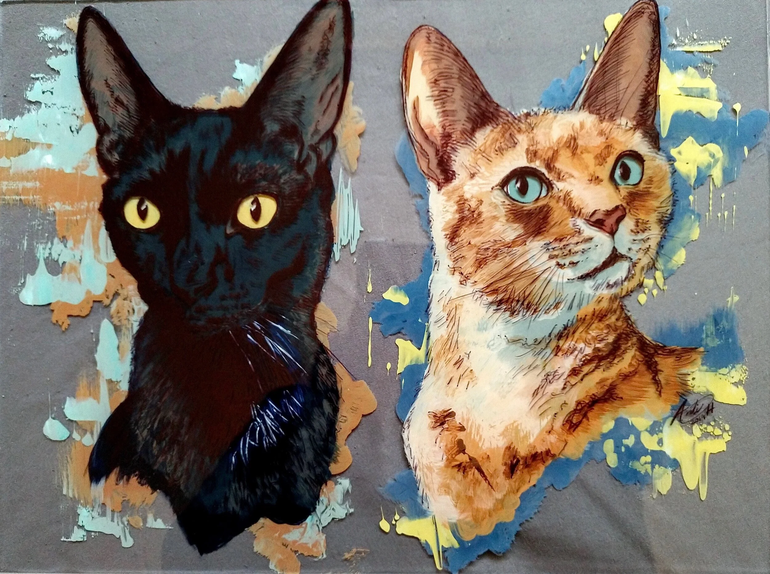  Acrylic on plexiglass 