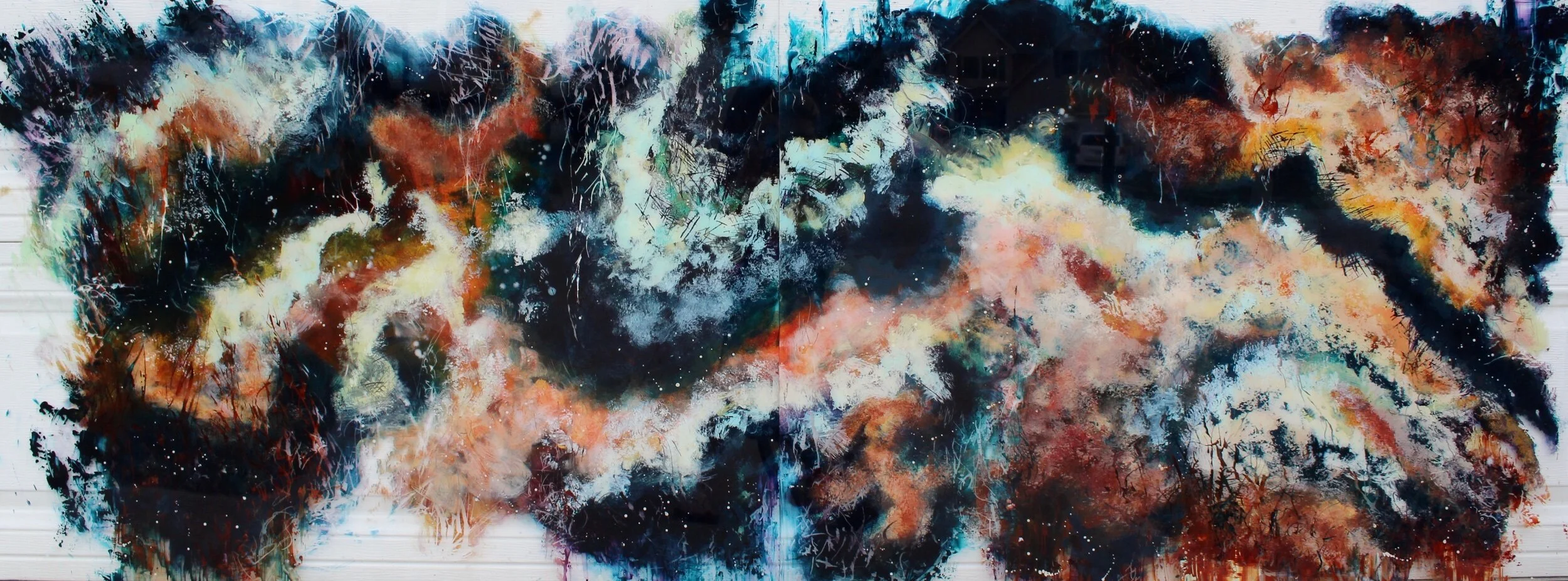  Nebulae  Acrylic on plexiglass 