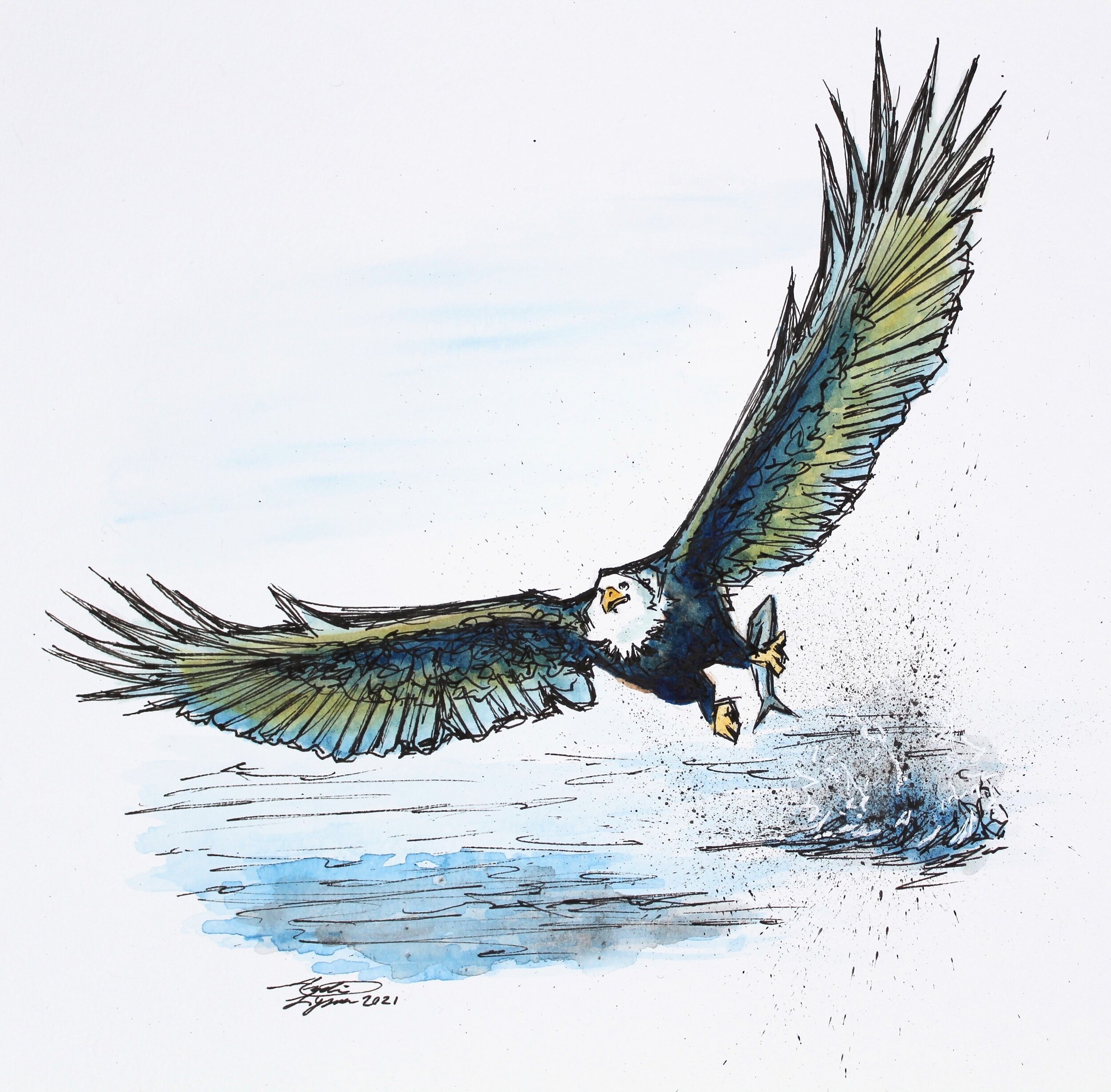  Catch of the Day  $45  9”x9” 