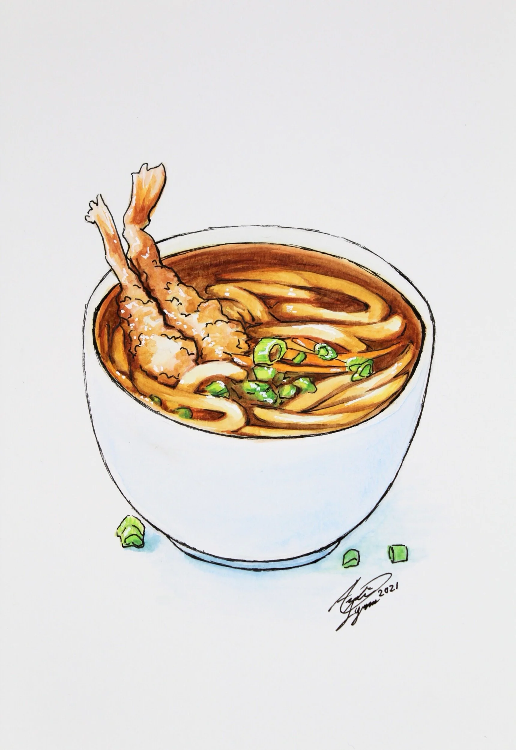  Tempura  $50  9”x7” 
