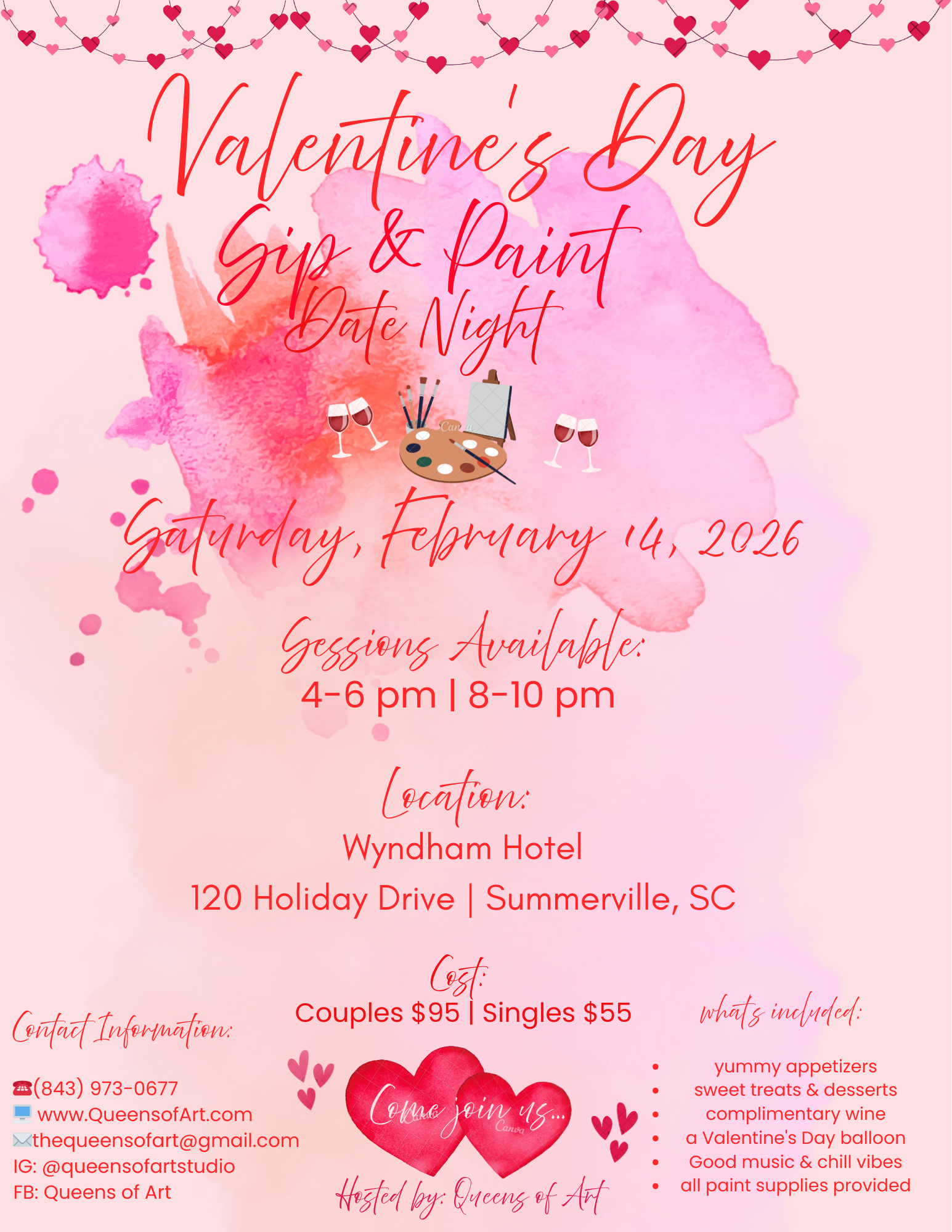Valentine’s Day Sip & Paint Party
