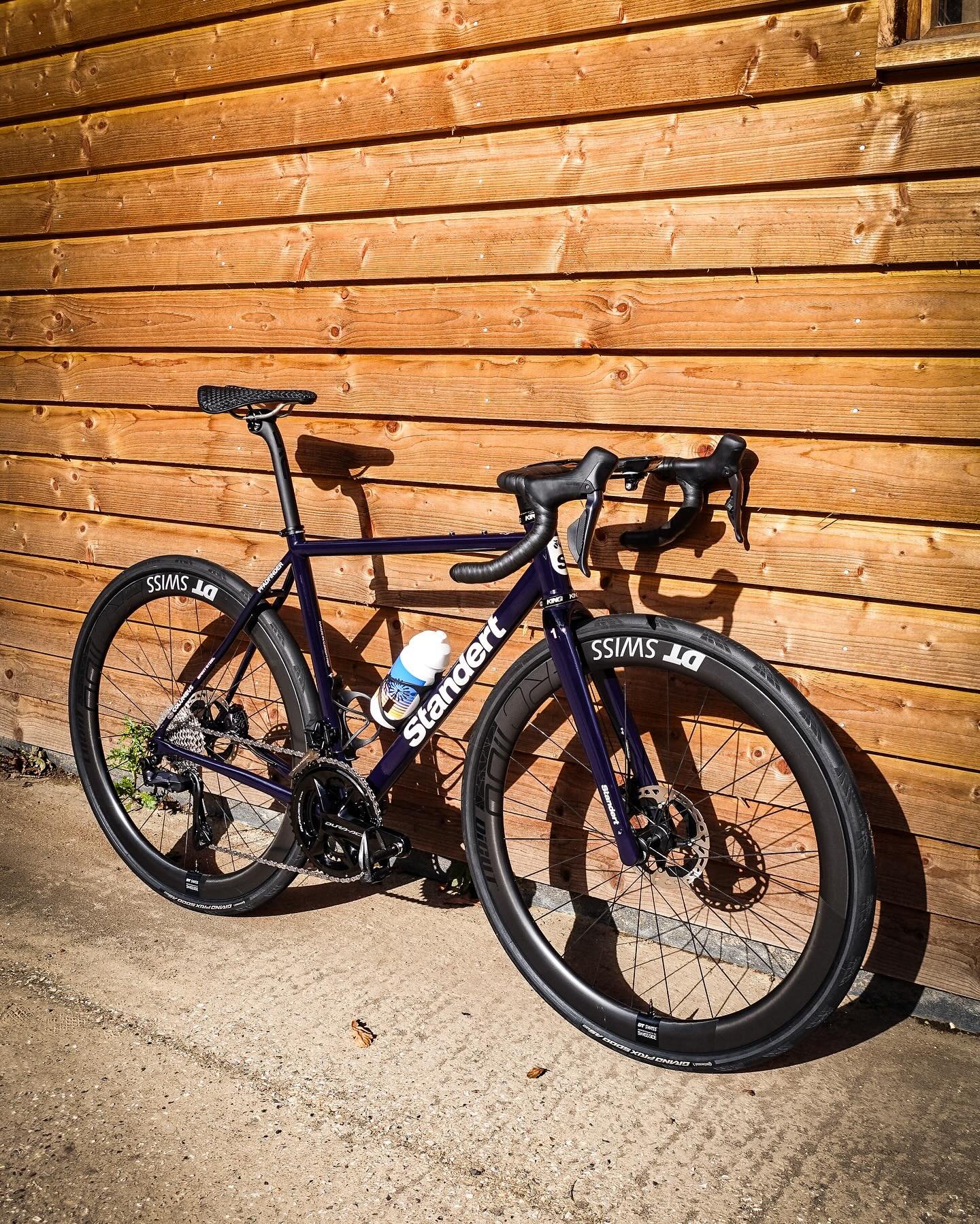 Delighted to build this @standertbicycles Pfadfinder for Tom. His first proper road bike and it&rsquo;s turned out a treat. Built to fit perfectly and with components chosen to perform a wide variety of functions from crit racing to distance riding. 