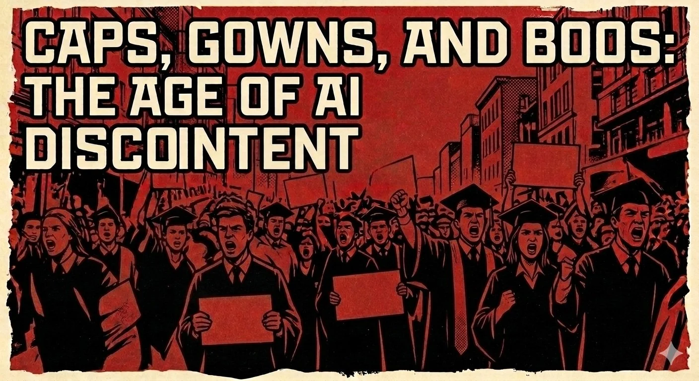 Cap, Gowns, and Boos: The&nbsp; Age of AI Discontent