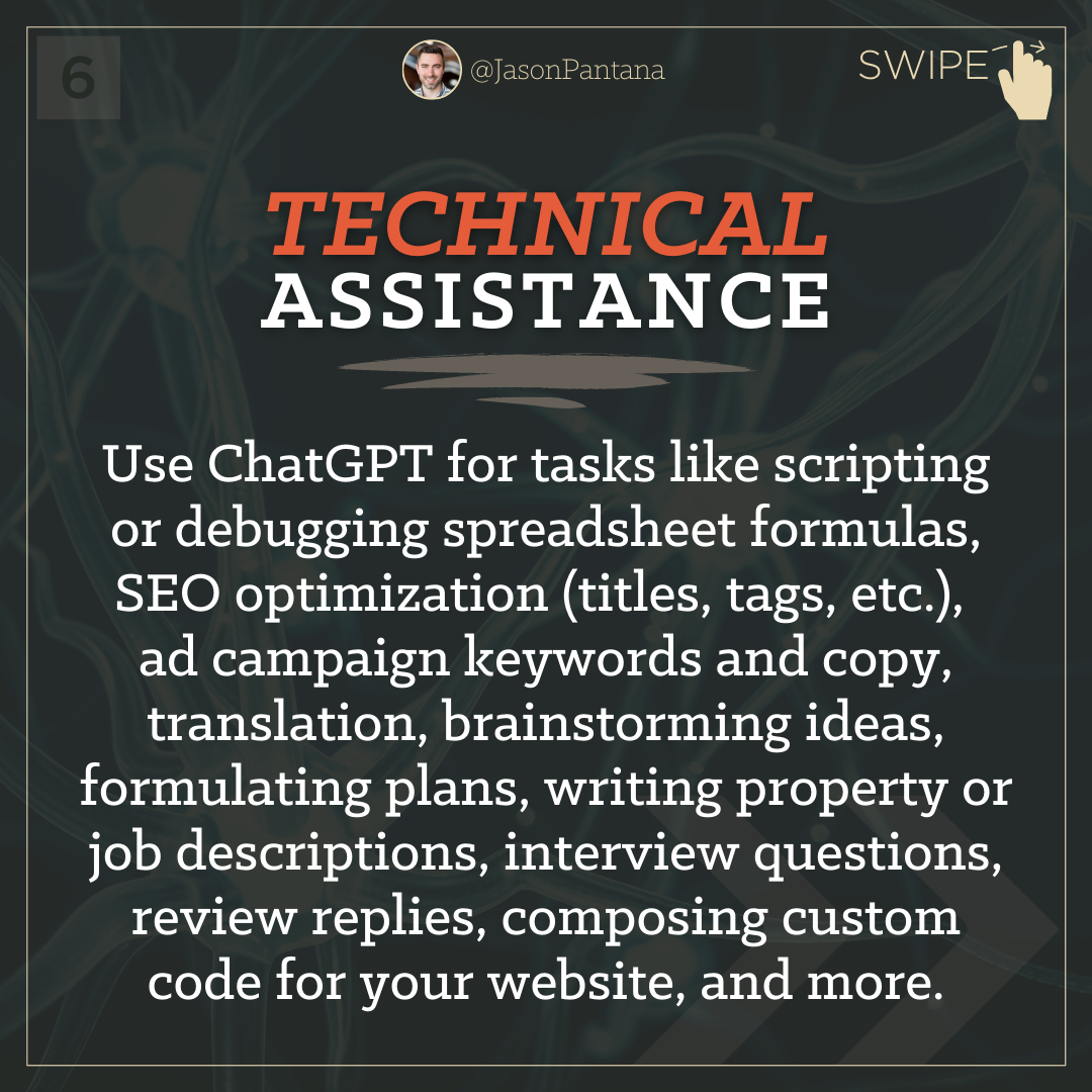 6 - Use ChatGPT for various technical tasks.png