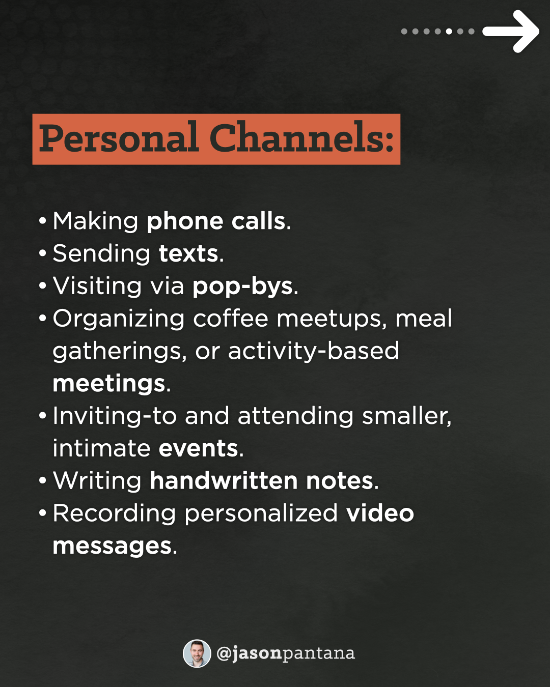 5 - Personal marketing channels list.png