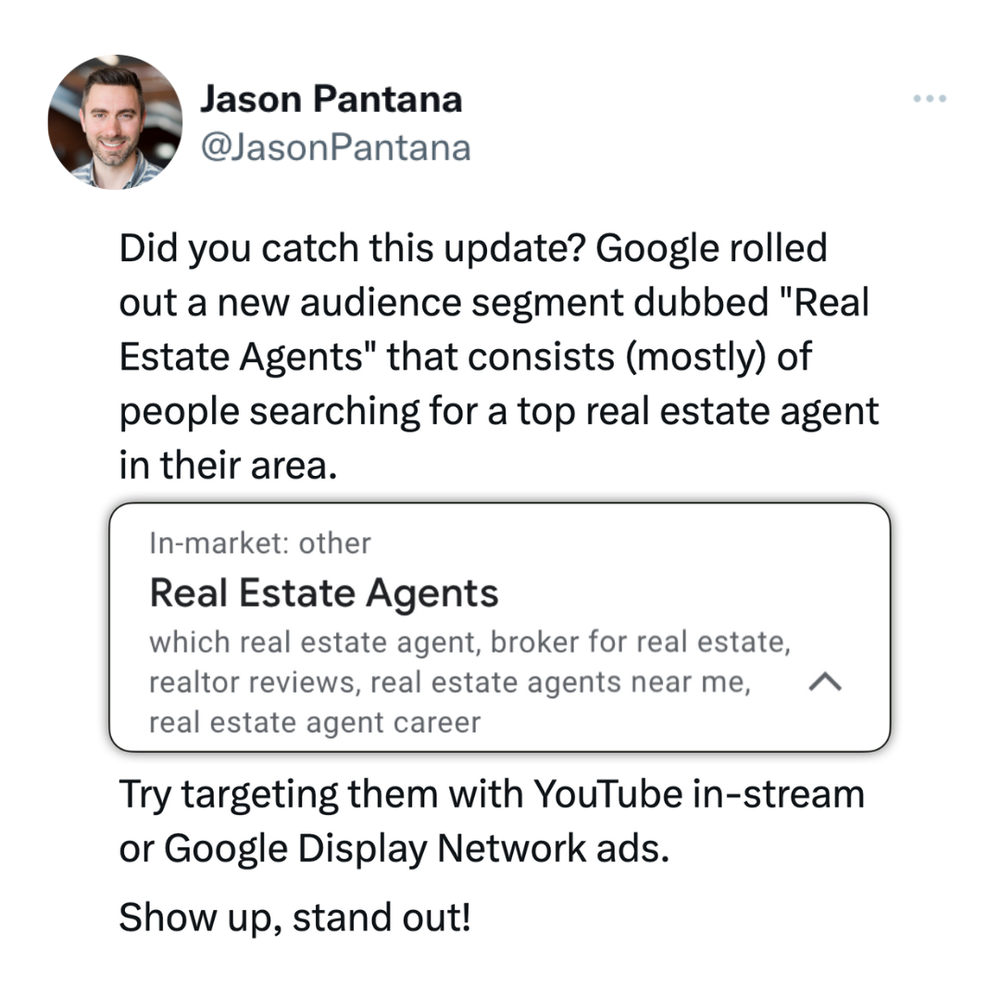 How to Target Consumers Looking for “Real Estate Agents” with Google