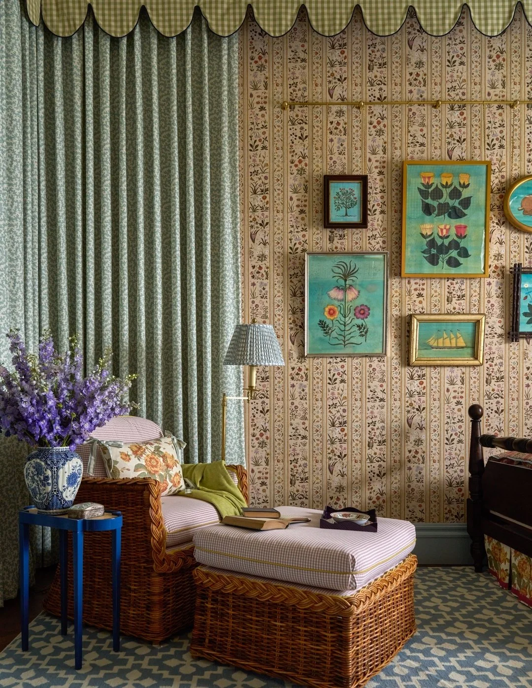 One week left to see &quot;La Chambre d'Enfants&quot; by Katie Davis Design at the Kips Bay Decorators Show House in Dallas. Huge congrats to team @katiedavisdesign on this gorgeous space. Dallas friends, grab your tickets while you still can! Photos