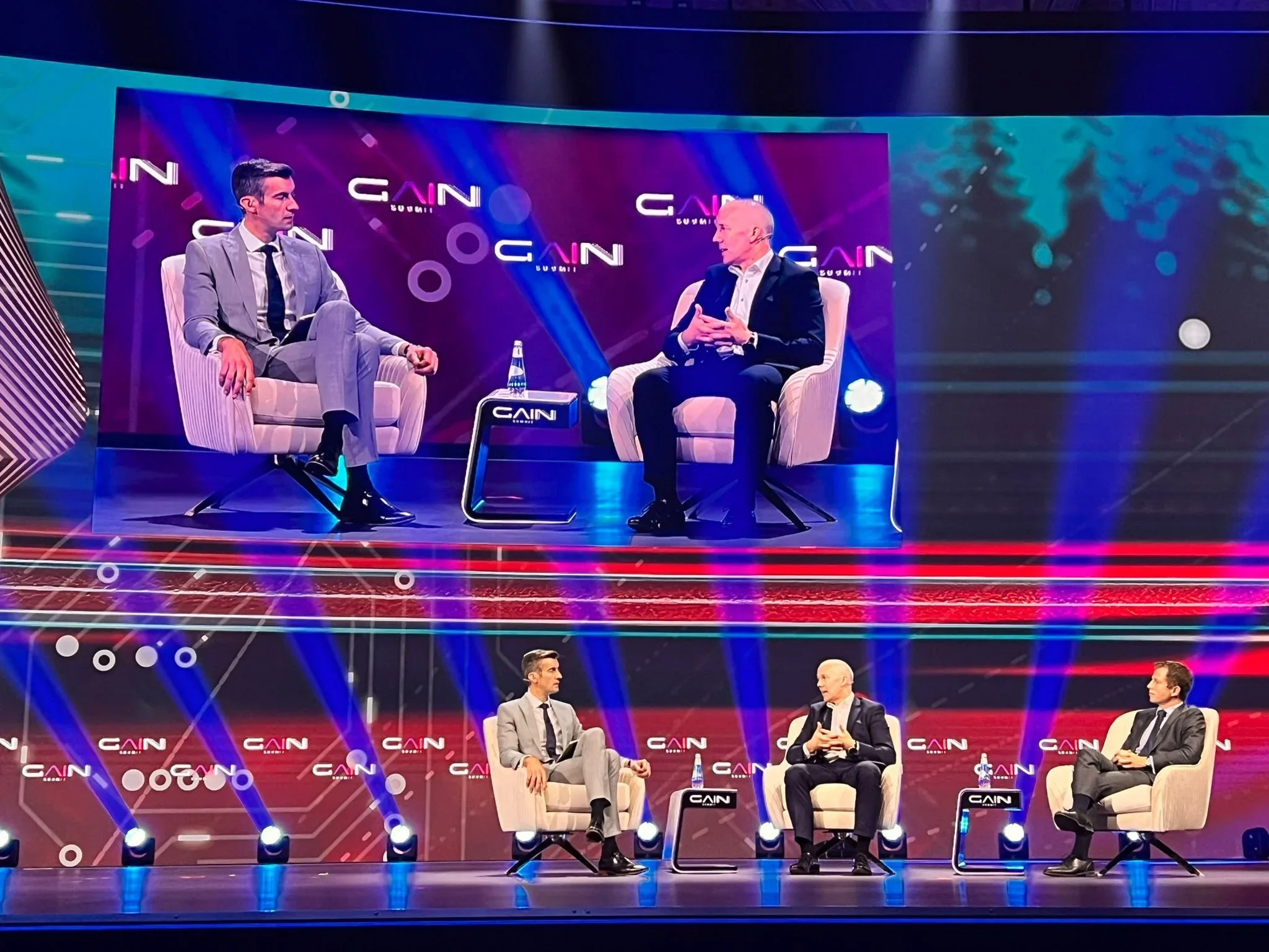 Michael speaking at the Global AI Summit in Riyadh on Neuroscience in Professional Sport