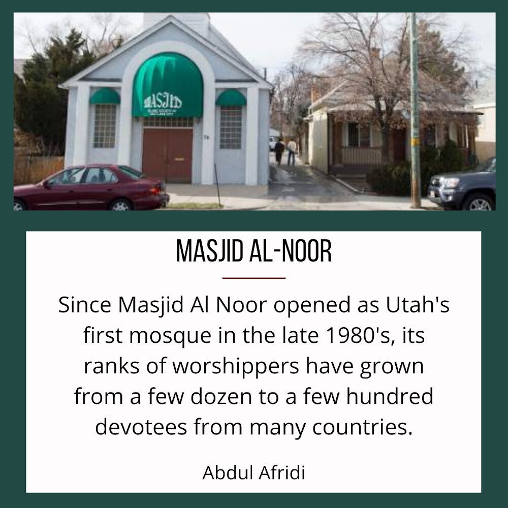 Today is the last day we are highlighting how 12 mosques in Utah will use the grant funds awarded last week to help with the continuation of mosque programming in response to the COVID-19 pandemic.

The Masjid Al-Noor will use the grant to support th
