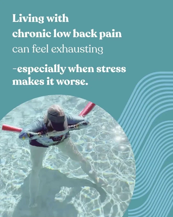 Chronic low back pain isn&rsquo;t just physical&mdash;stress often makes it worse. 🌀 Stress tightens muscles, fuels tension, and keeps the pain cycle going.

💧 In water, everything shifts: circulation improves, your nervous system calms, and your b