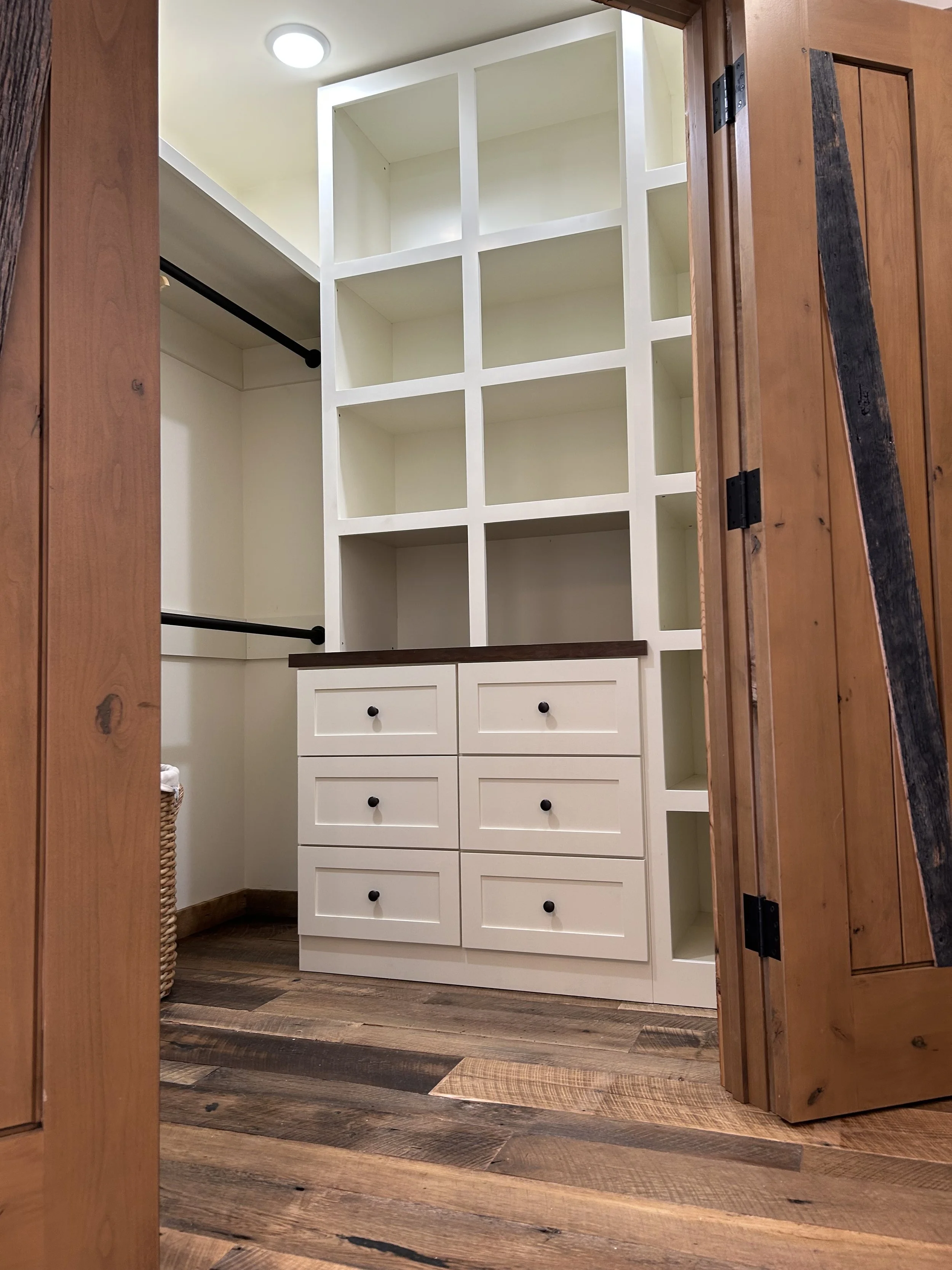 White Shaker Closet