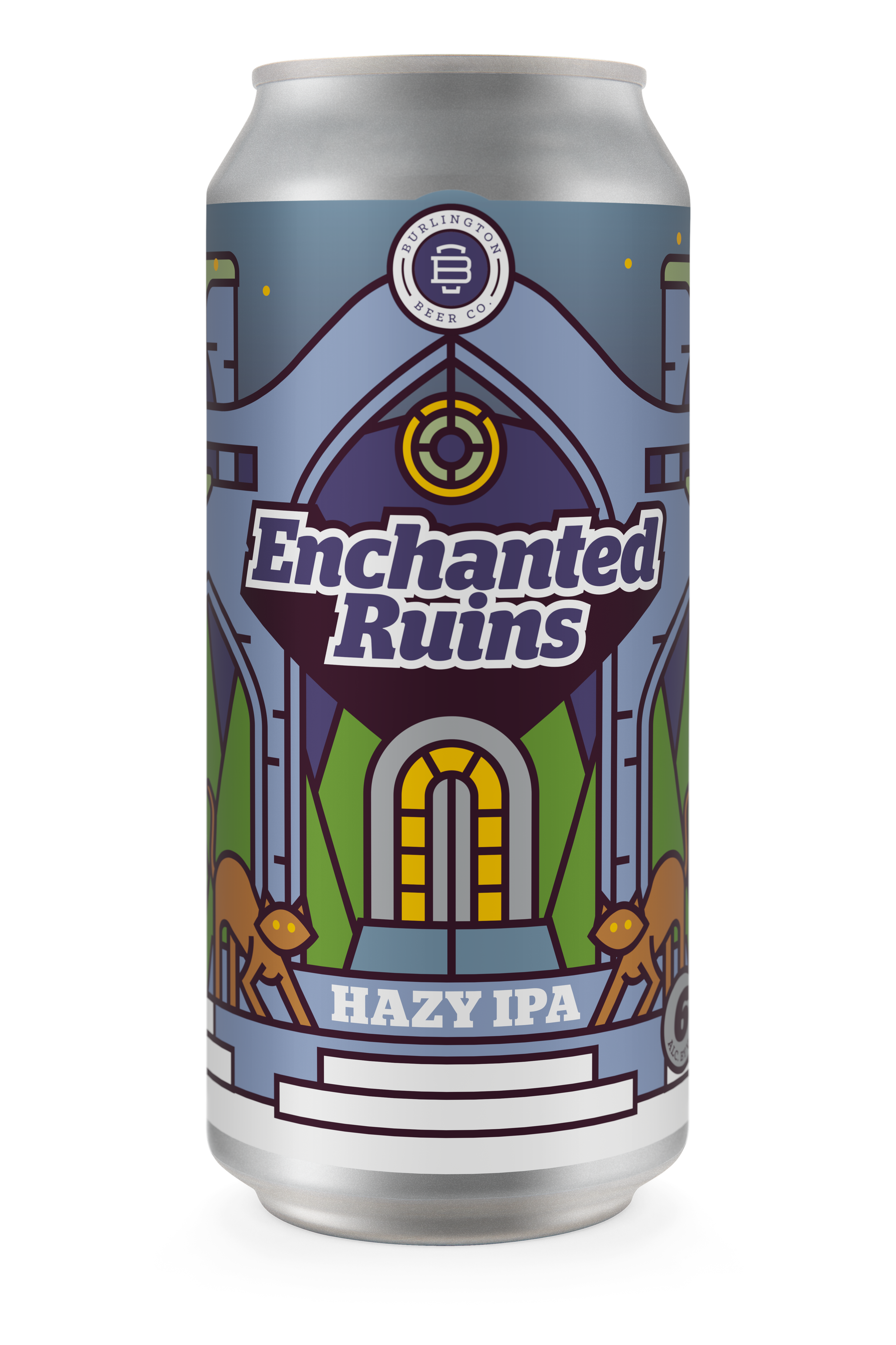 Enchanted Ruins hazy IPA can