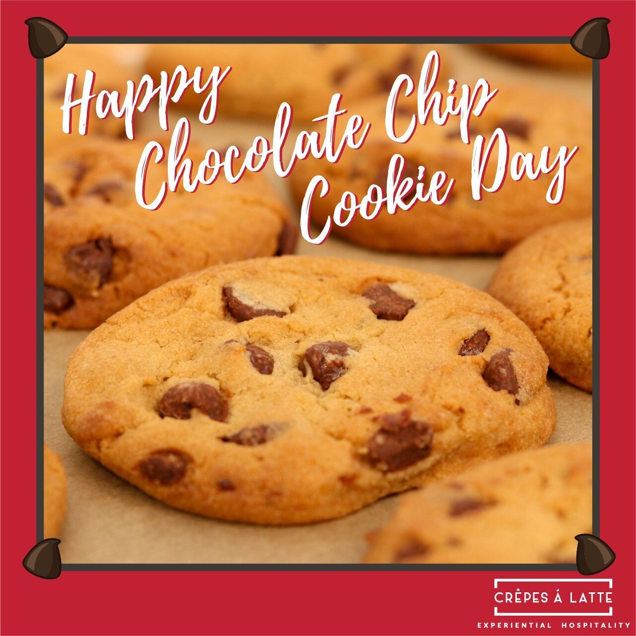 A great classic never goes out of style. Raise a cold glass of milk with us as we celebrate #ChocolateChipCookieDay! Want to have this service at your next show? Let us know at marketing@crepesalatte.com