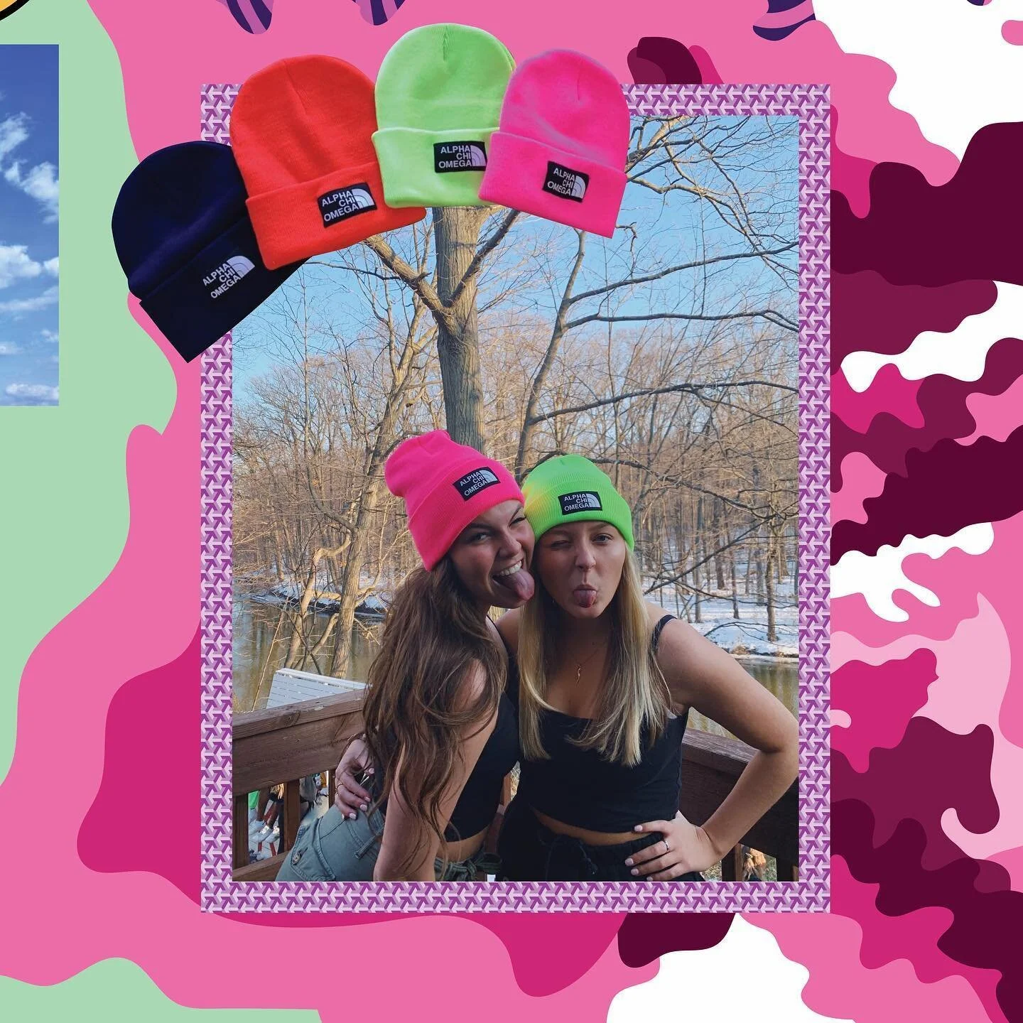 It&rsquo;s beanie szn every szn. Come check out our website for new and updated designs! &bull;
&bull;
&bull;
&bull;
#collegelife #greeklife #greektank #greekweek #rushweek #bidday2020 #fraternity #sorority #alphachiomega #recruitment