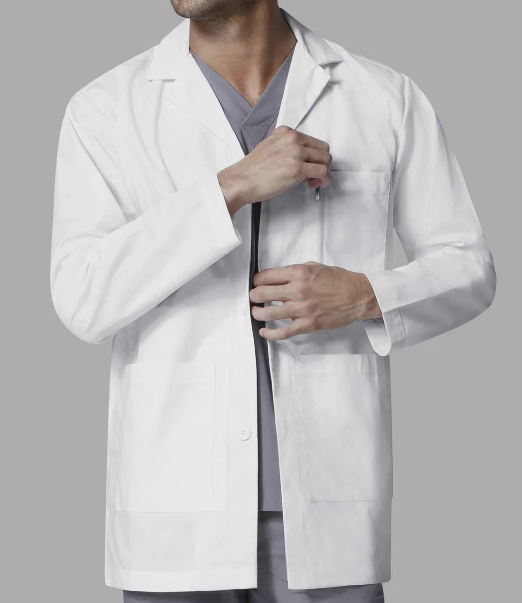 MEN'S WHITE LAB COAT